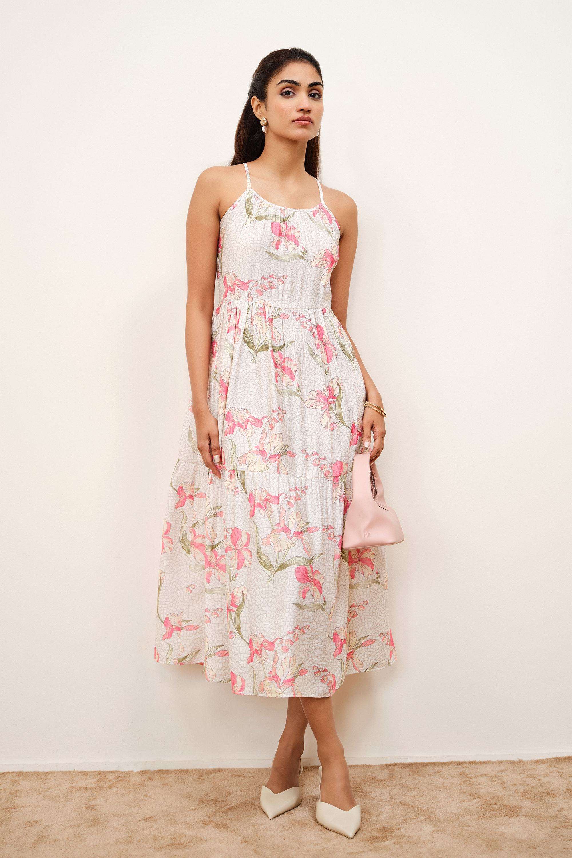 Solid-Blended-Fabric-Women-Dress