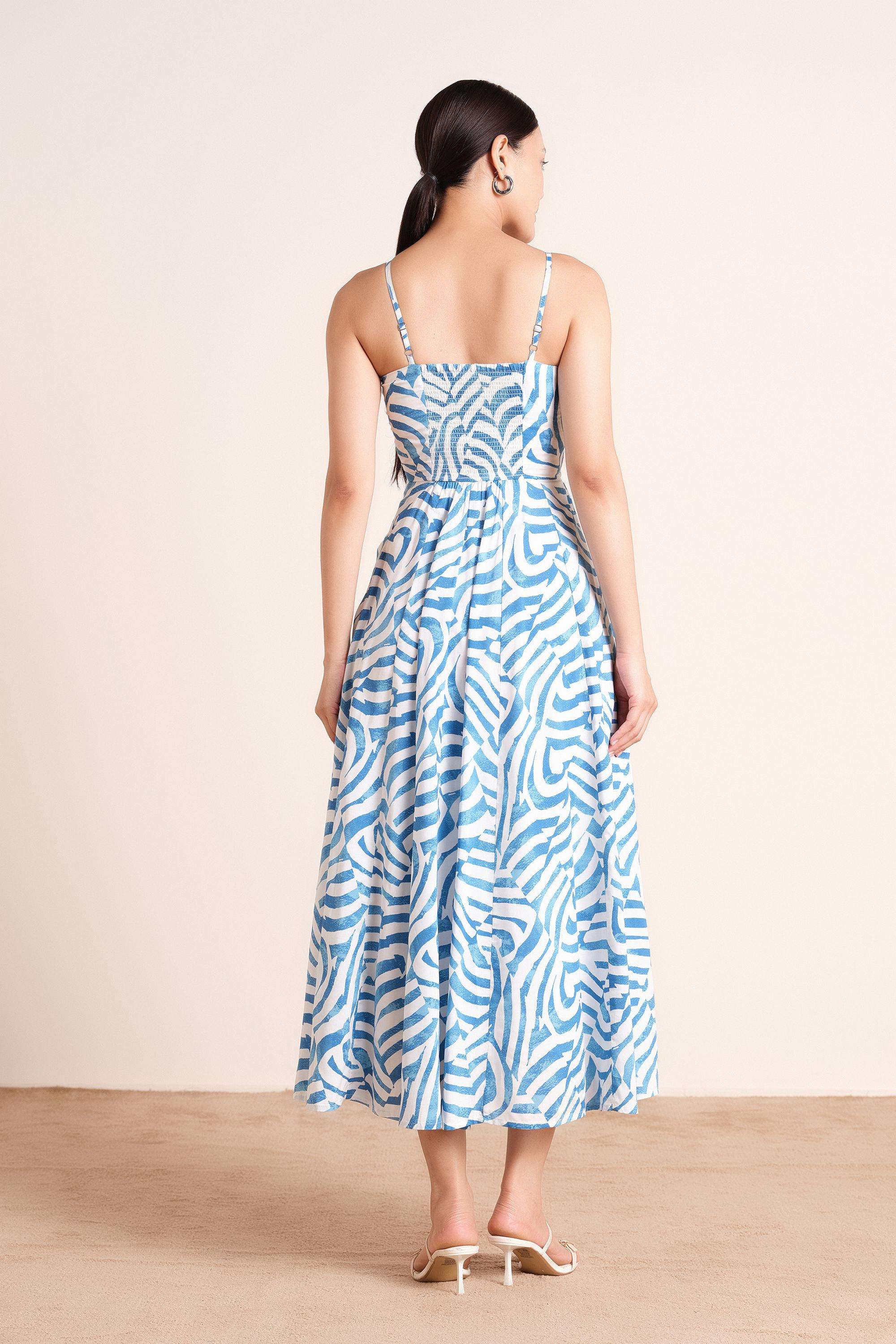 Solid-Blended-Fabric-Women-Dress