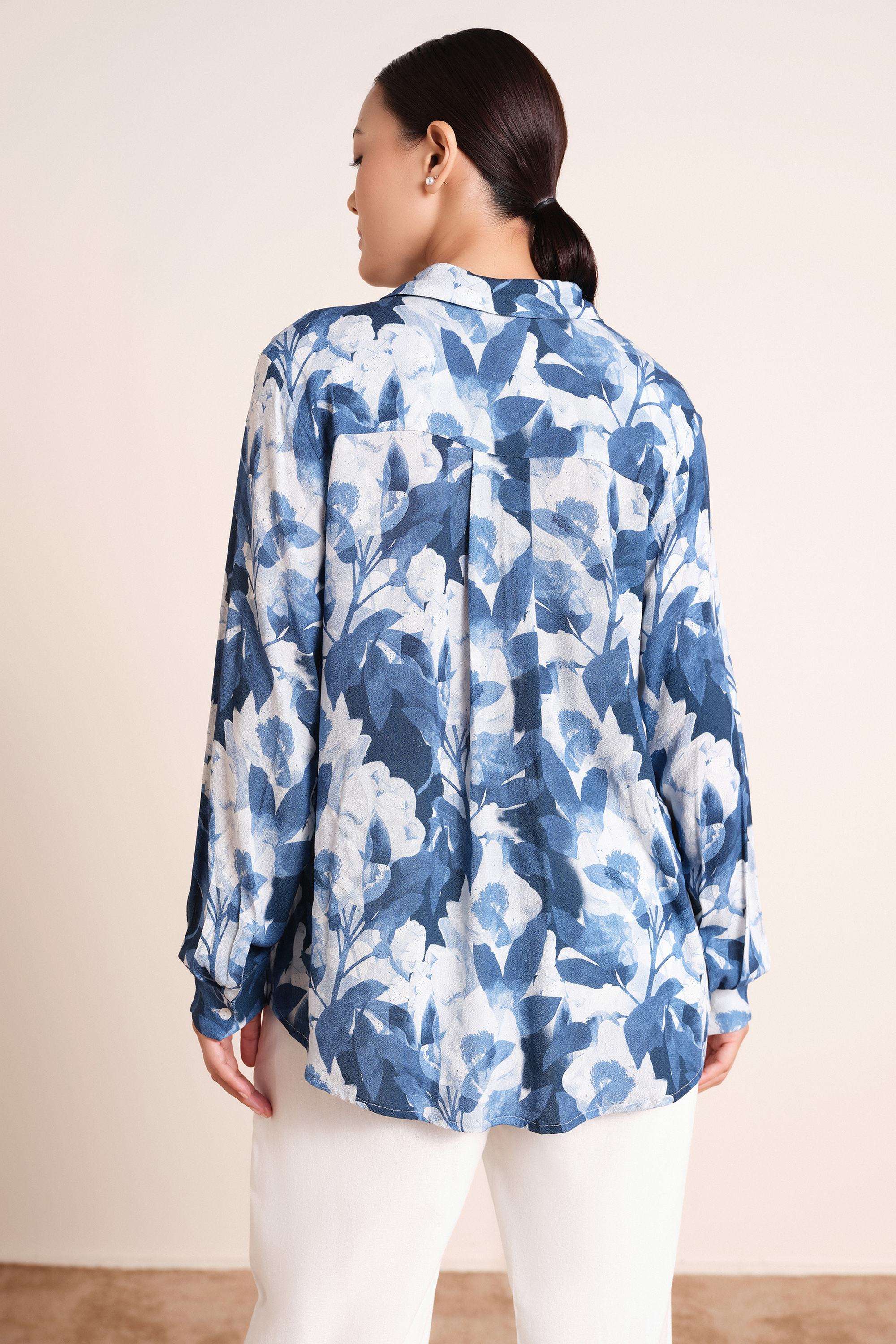 Solid-Blended-Fabric-Women-s-Top