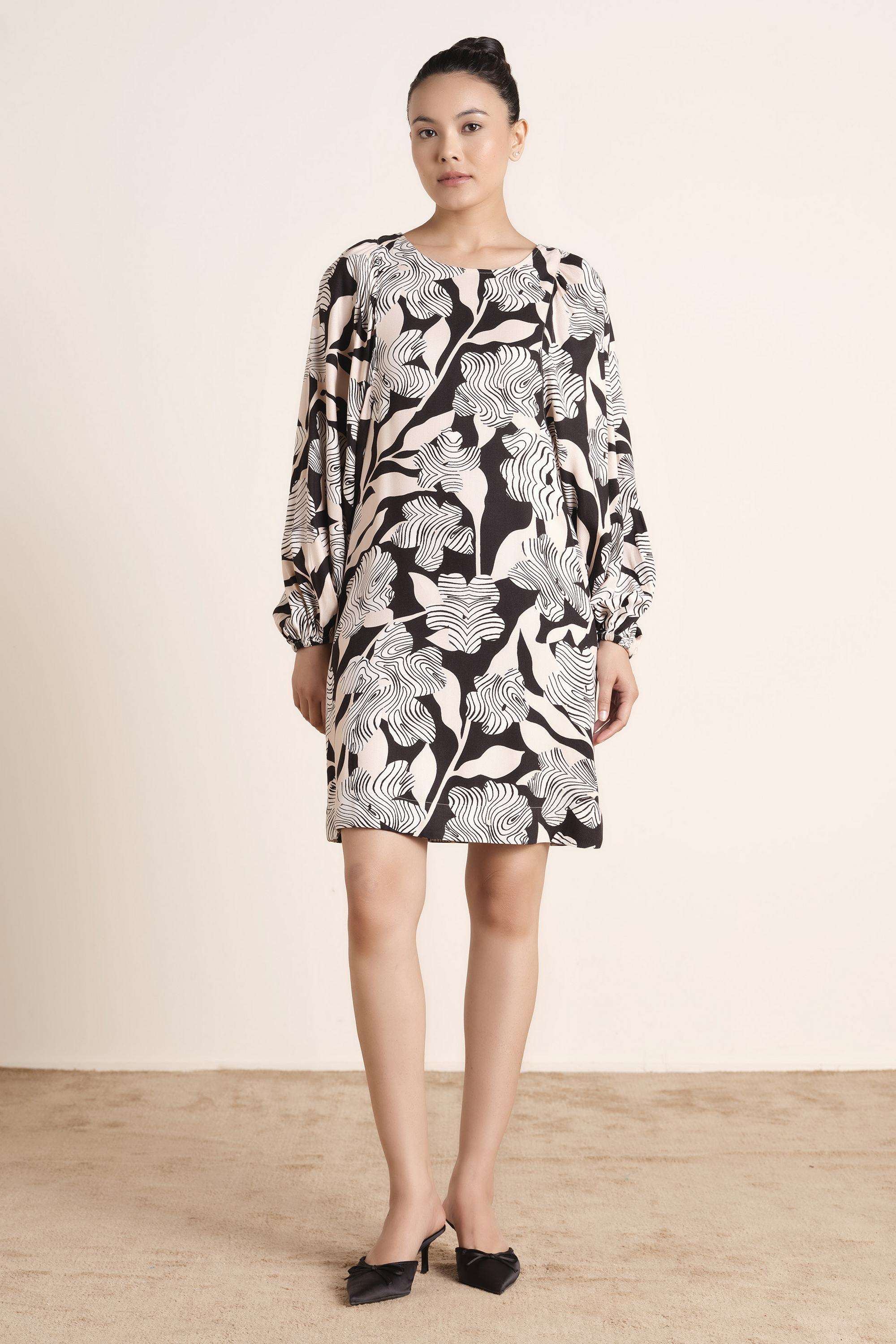 Solid-Blended-Fabric-Women-s-Dress