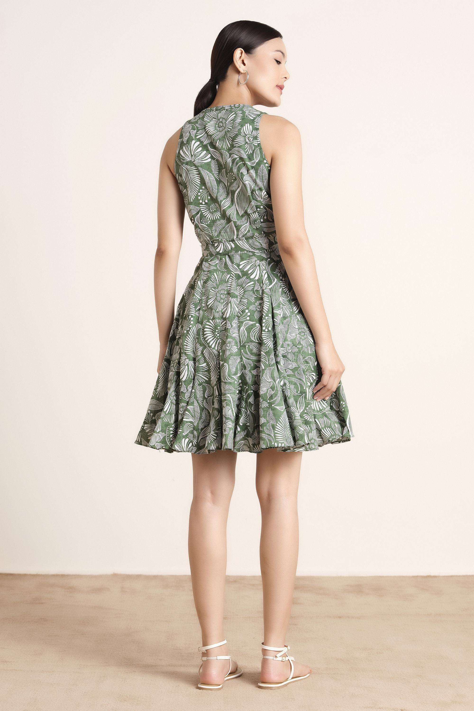 Solid-Blended-Fabric-Women-s-Dress
