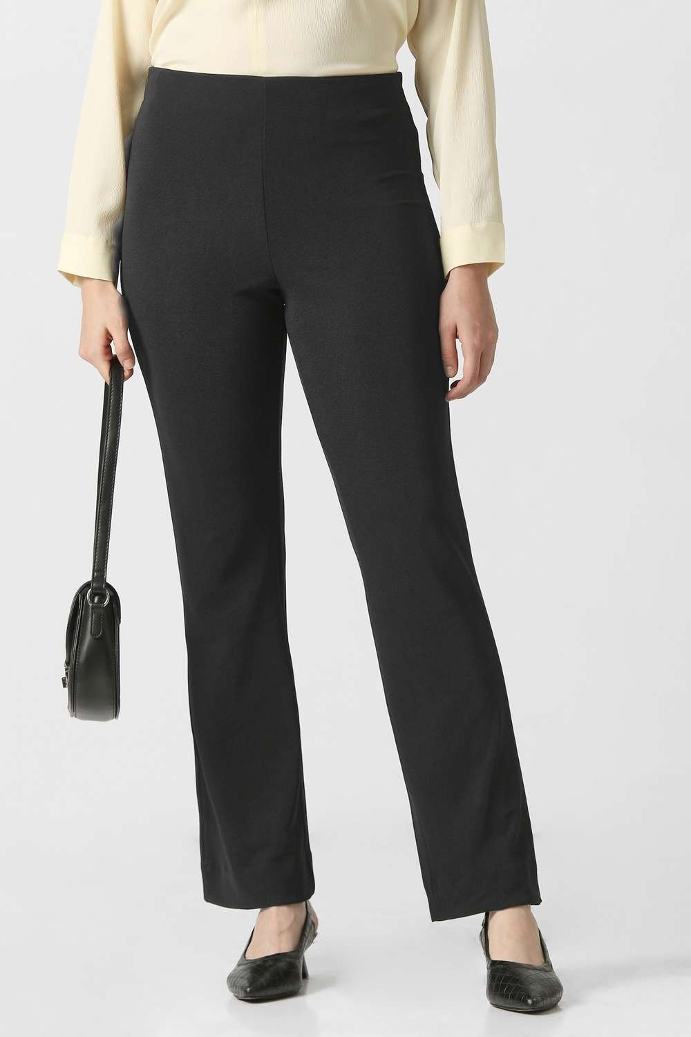 Polyester-Regular-Fit-Women-s-Trousers