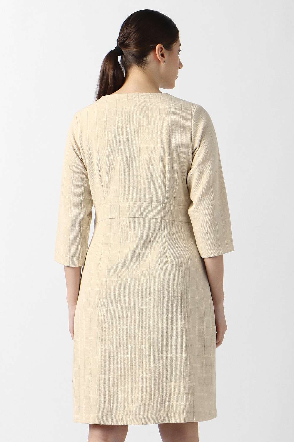 Checks-Polyester-Women-Dress