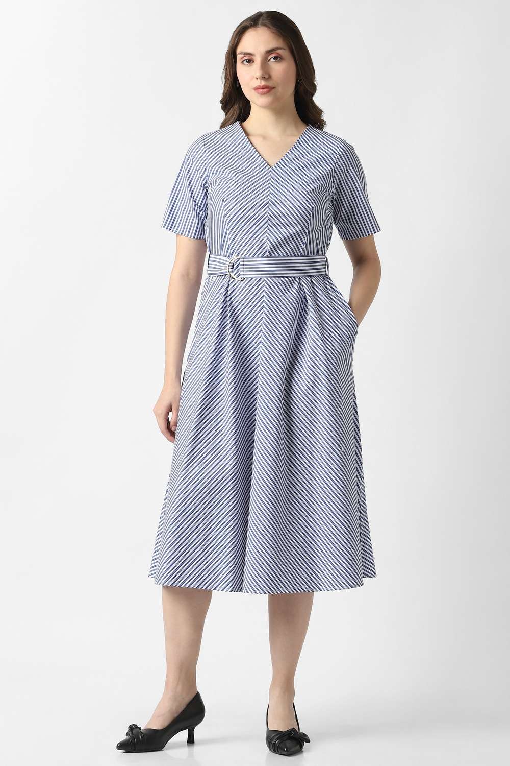 Solid-Cotton-Women-Dress