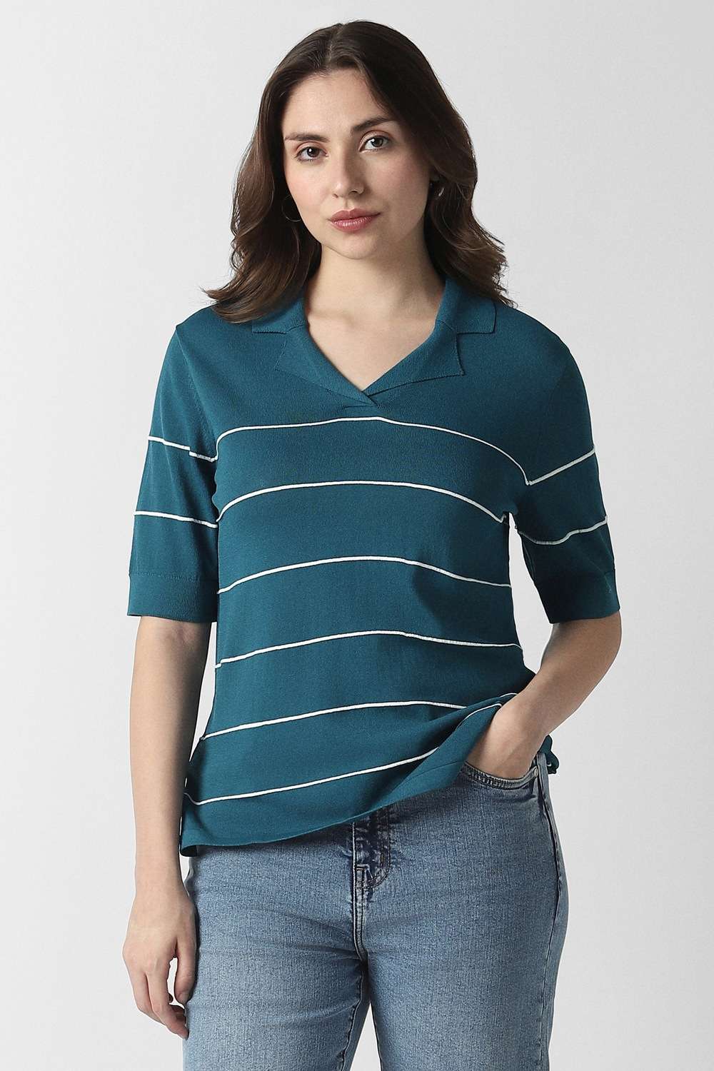 Solid-Viscose-Women-s-Top