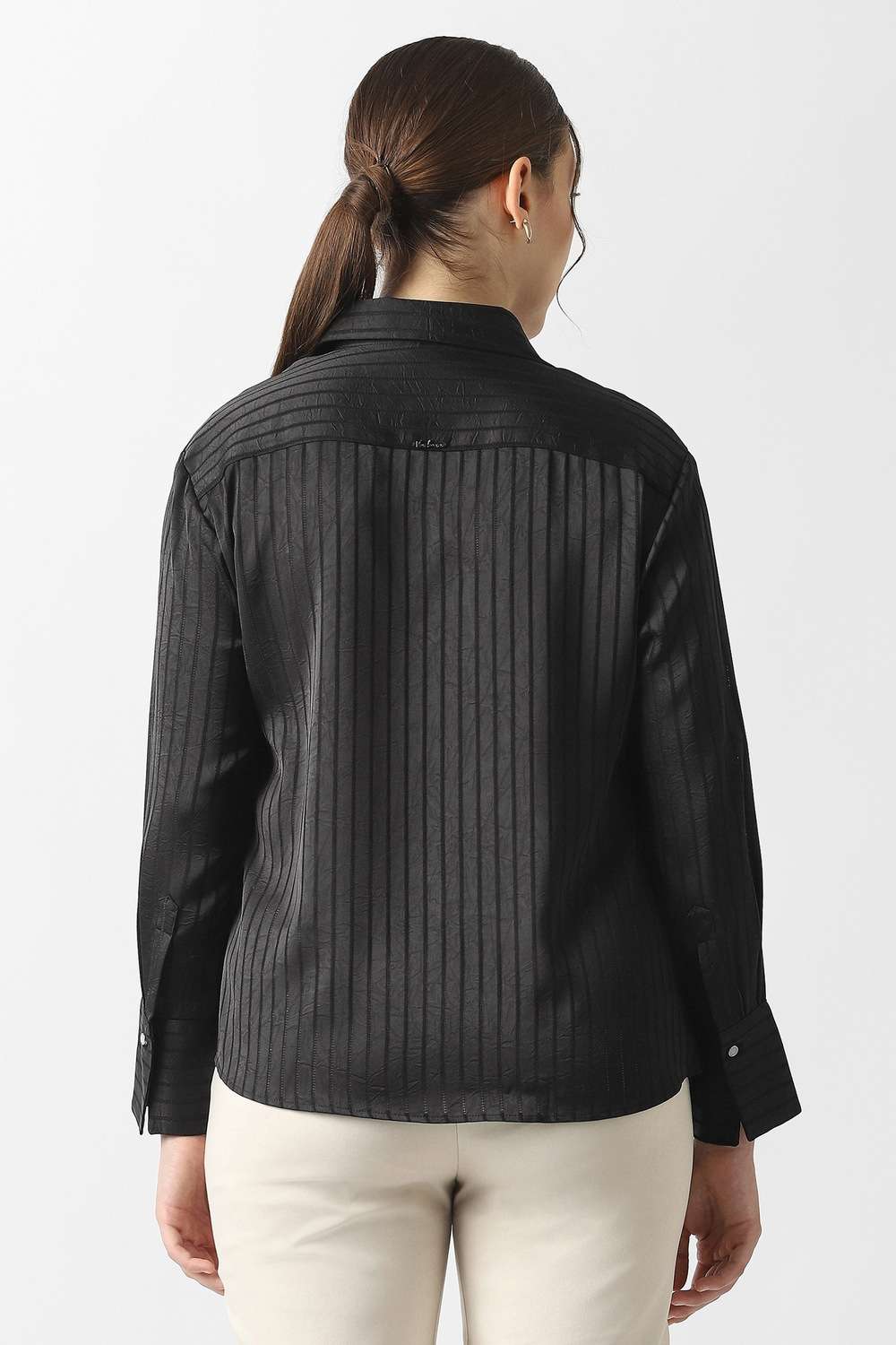Textured-Polyester-Women-s-Shirt