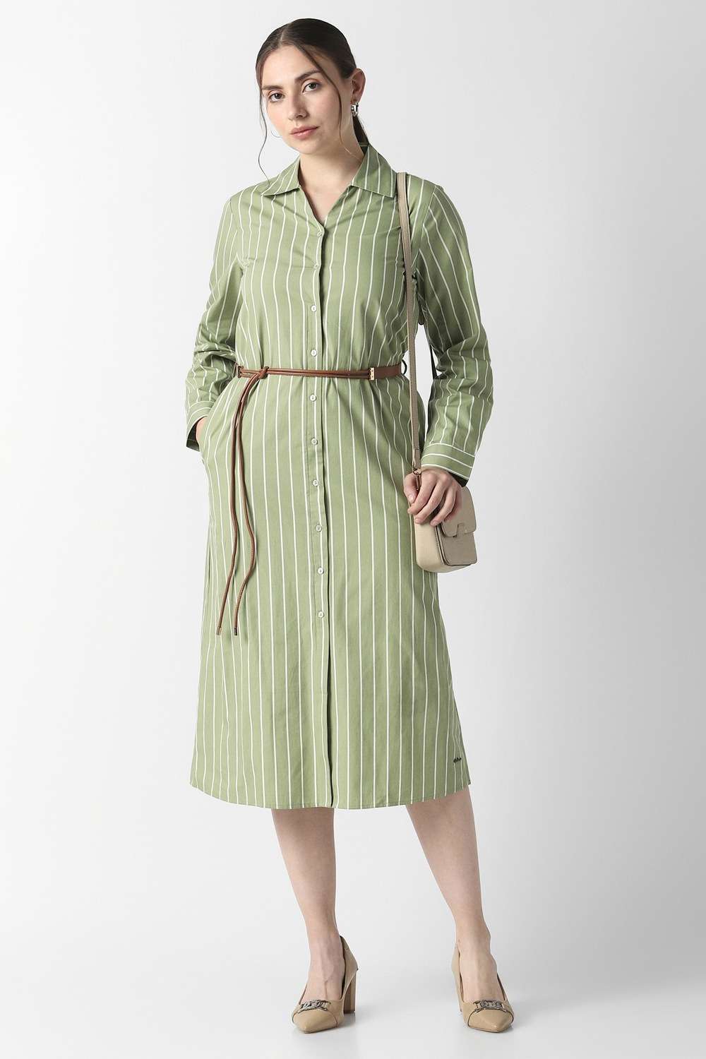 Solid-Cotton-Women-Dress