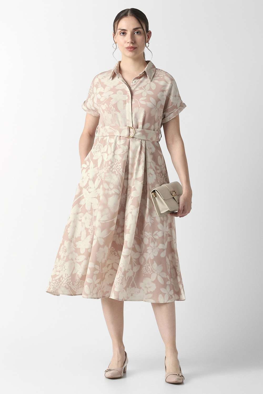 Printed-Polyester-Women-Dress