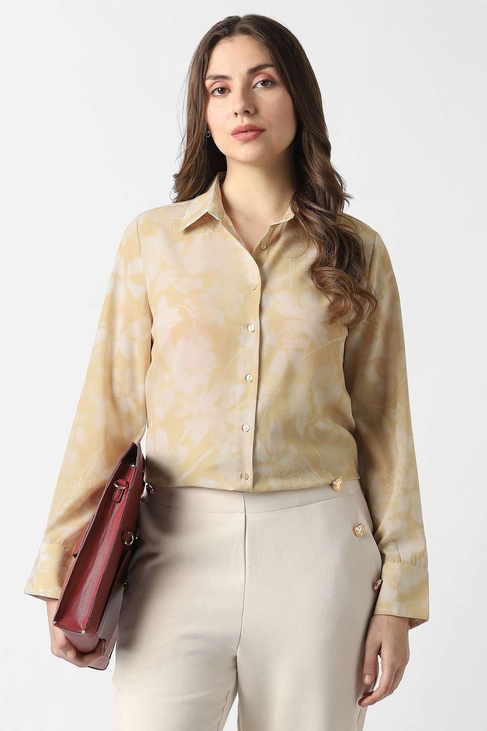 Printed-Polyester-Women-s-Shirt