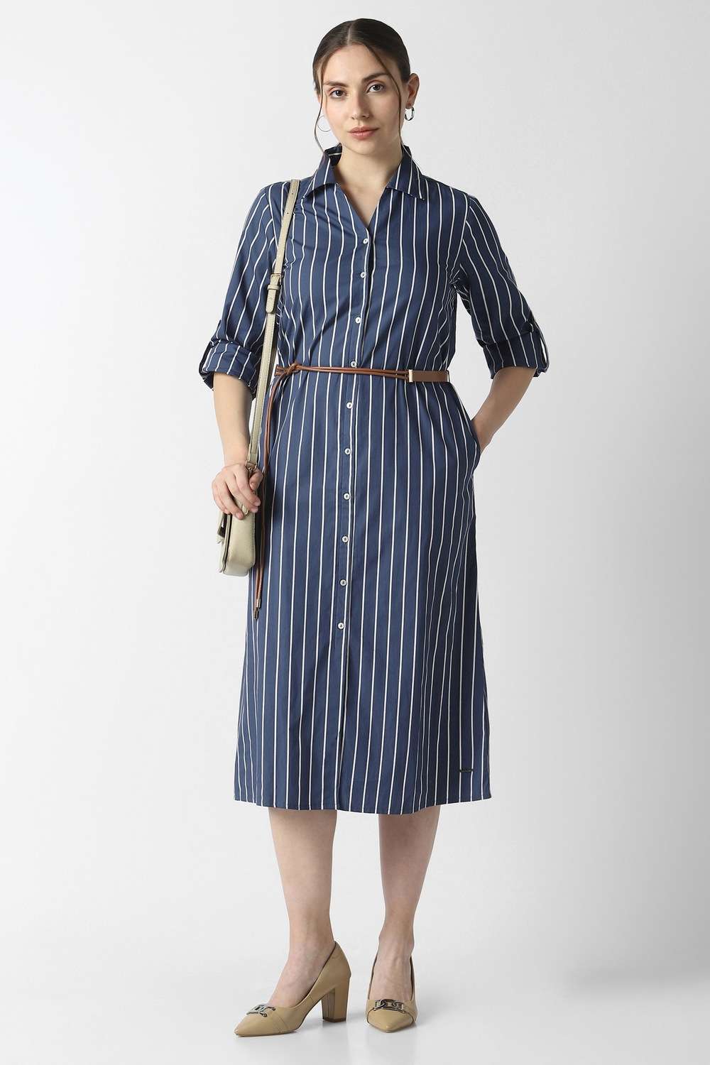 Solid-Cotton-Women-Dress