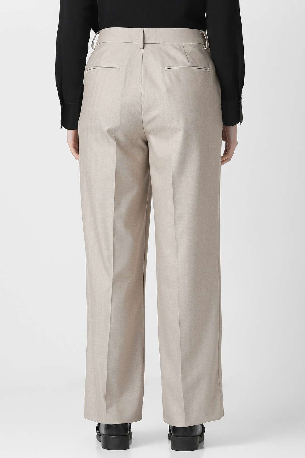 Polyester-Straight-Fit-Women-s-Trousers