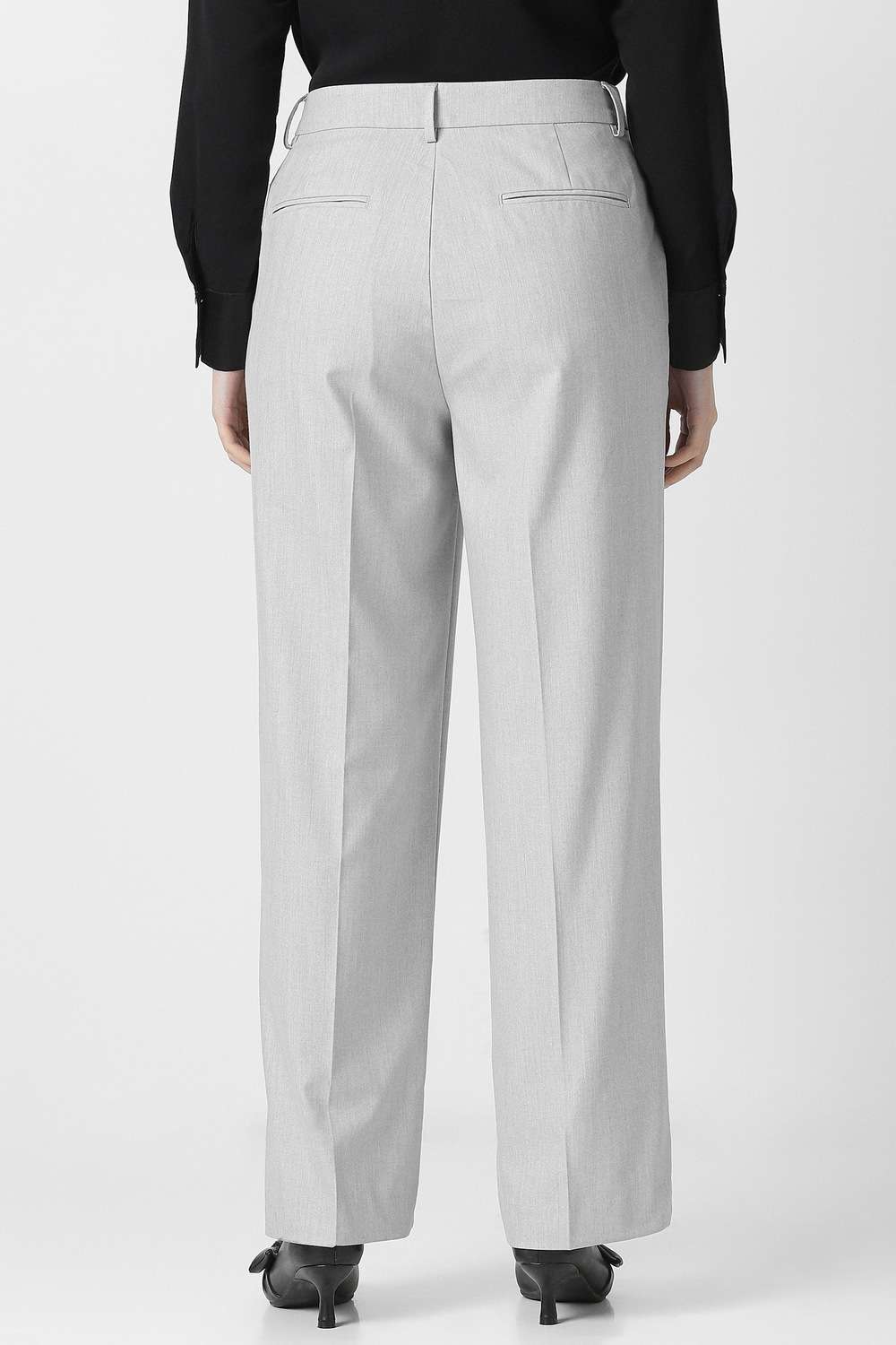 Polyester-Straight-Fit-Women-s-Trousers