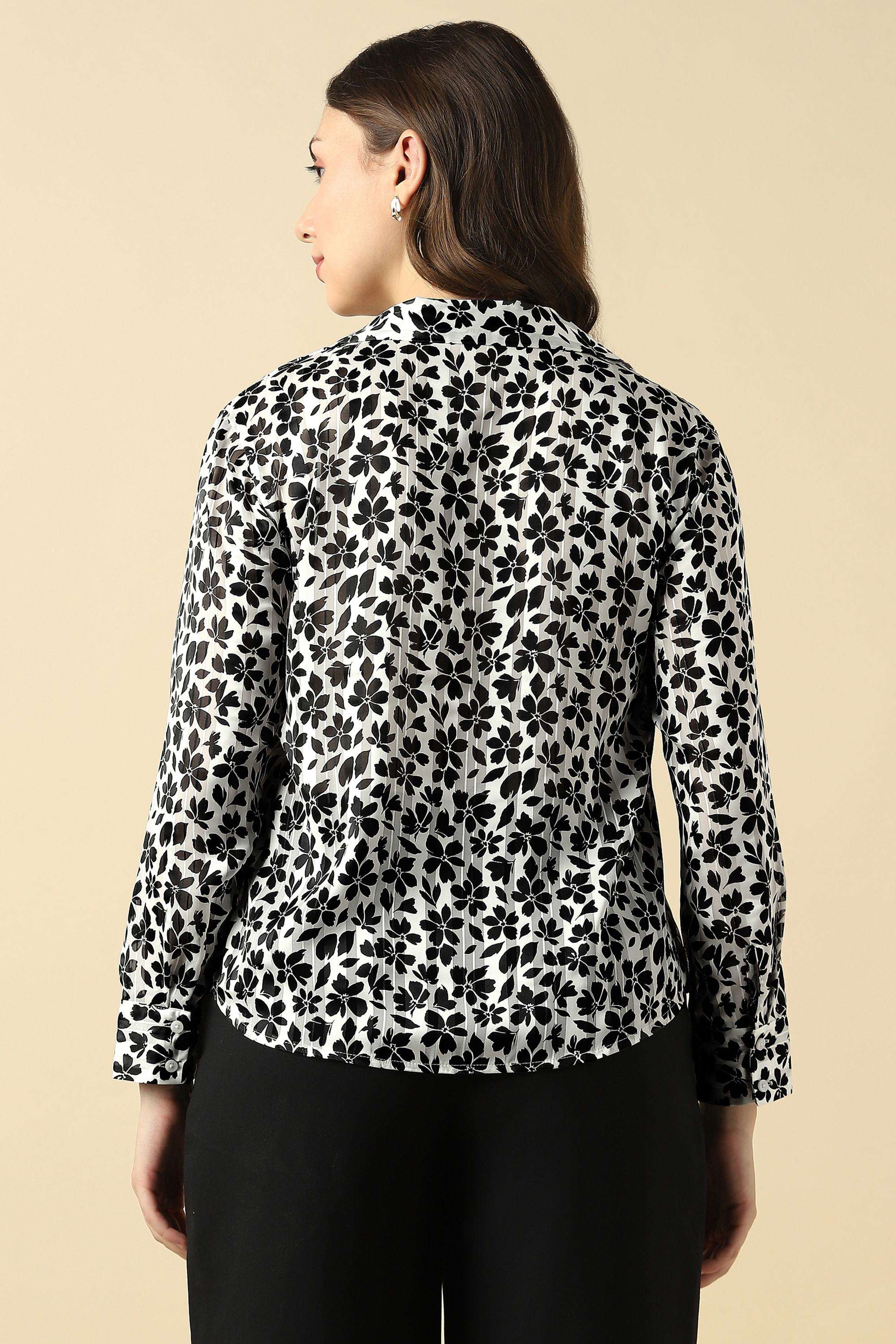Printed-Polyester-Women-s-Shirt