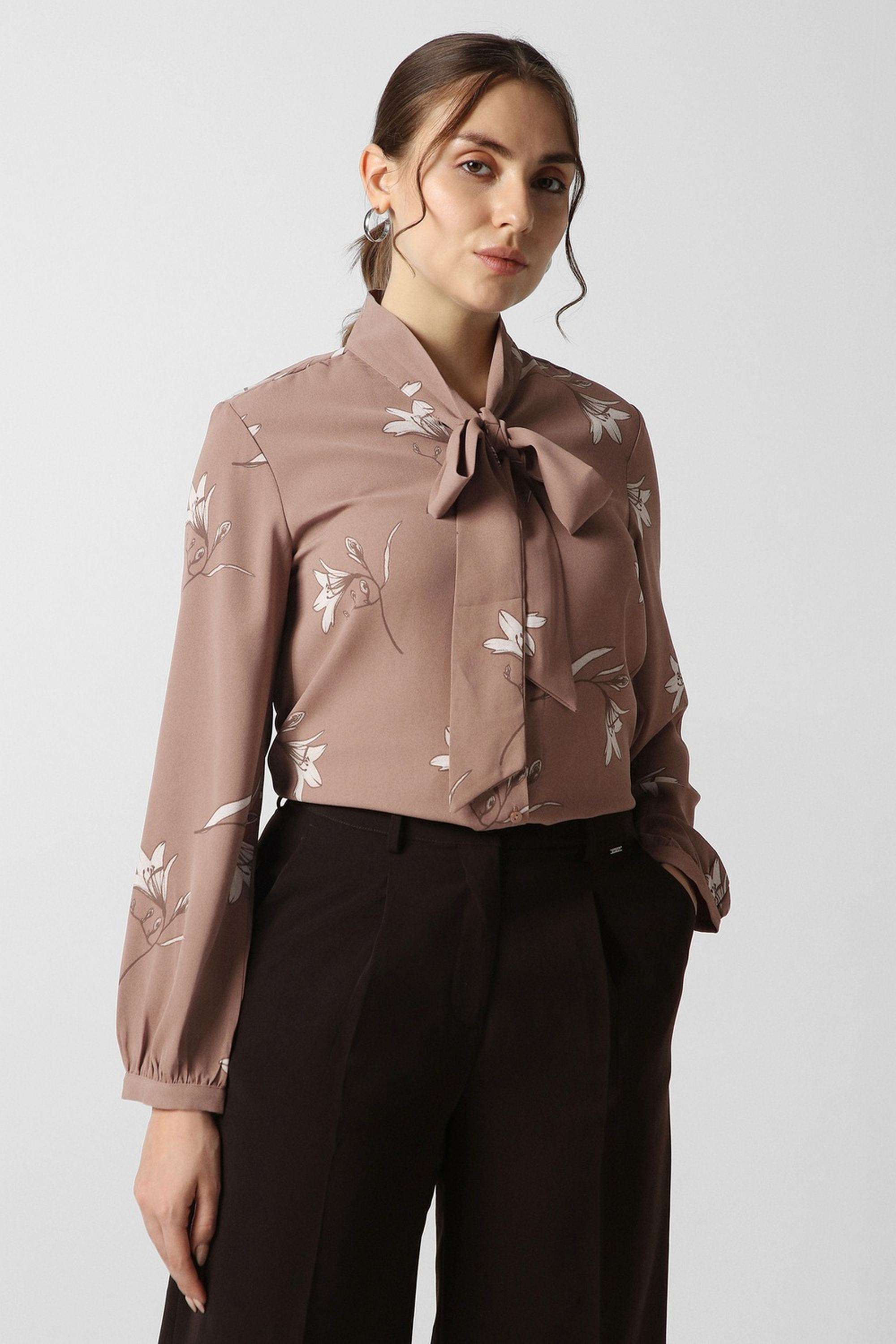 Solid-Wide-Leg-Fit-Blended-Fabric-Women-s-Formal-Wear-Trousers