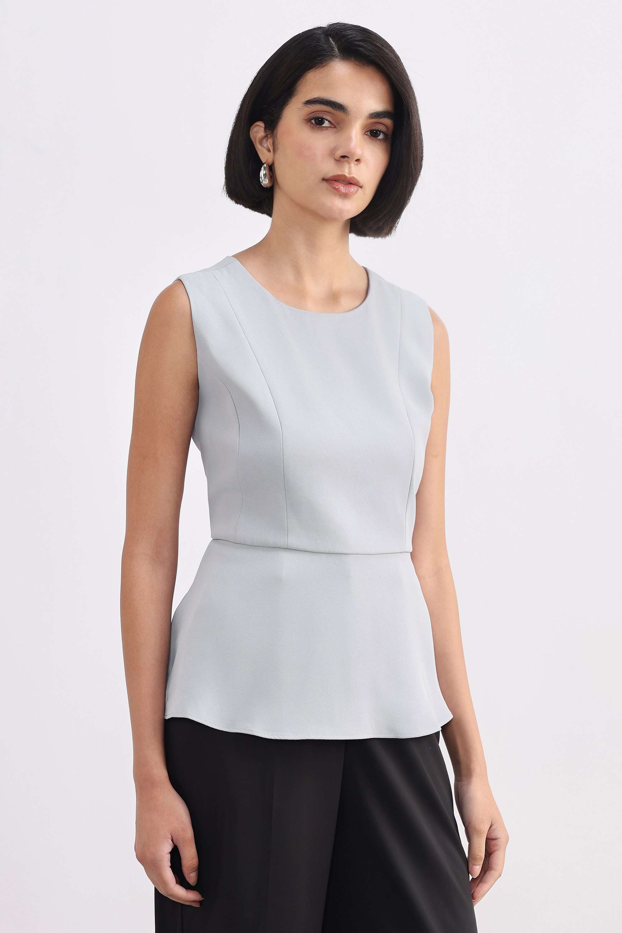 allen solly Solid Polyester Round Neck Women's Top-picture-20