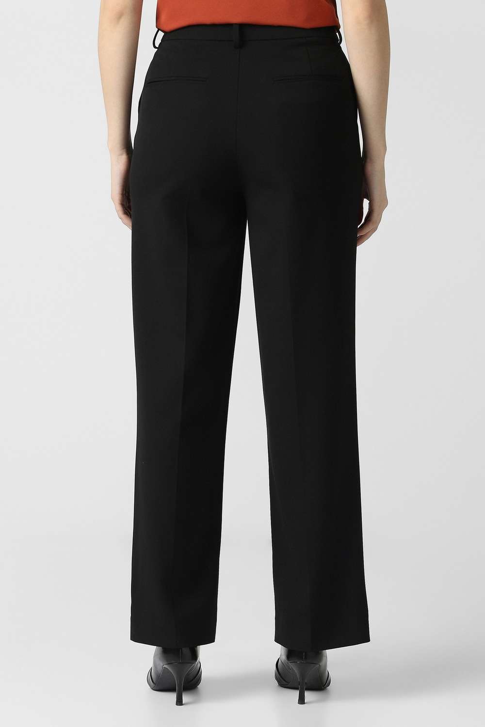 Polyester-Straight-Fit-Women-s-Trousers