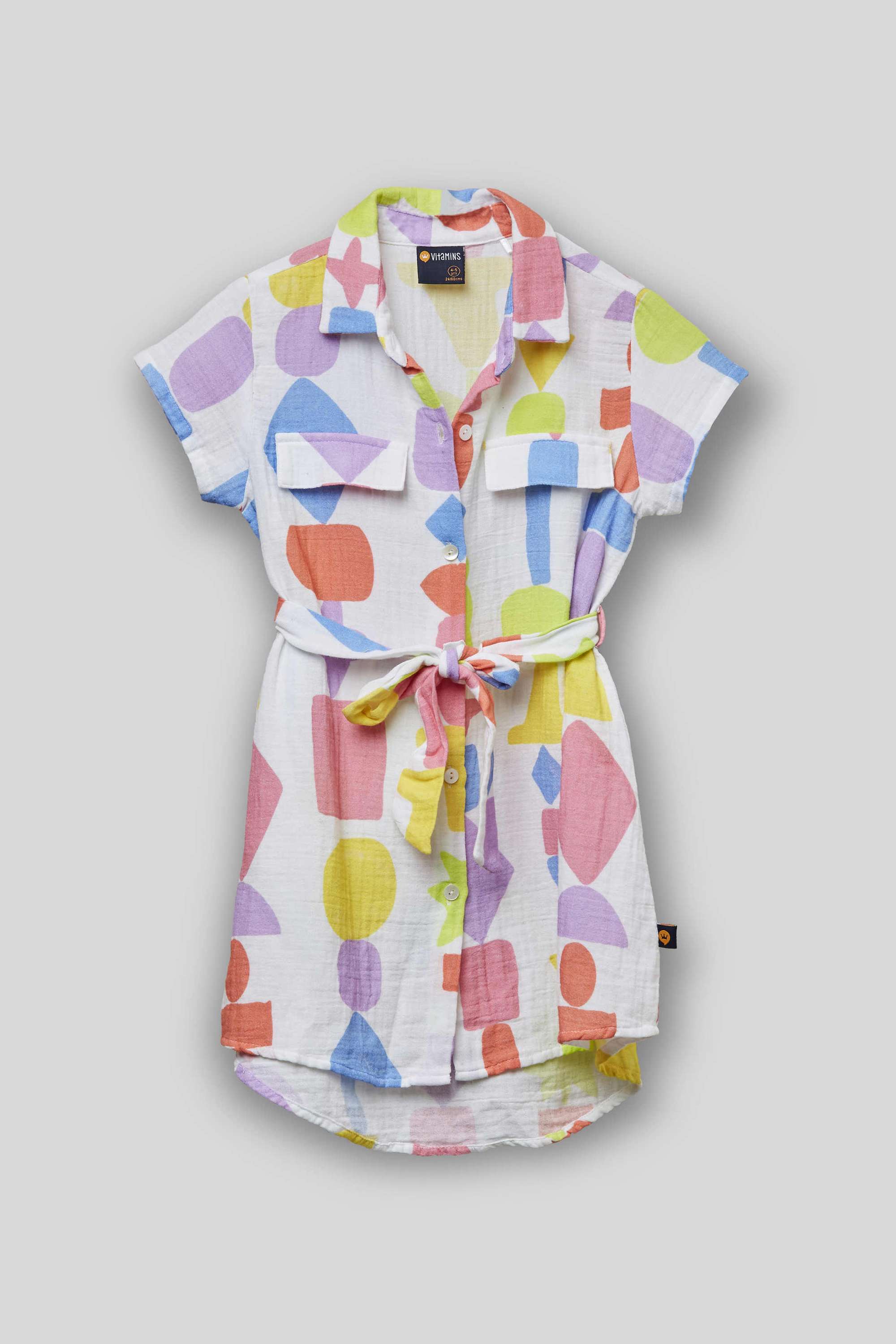 Printed-Cotton-Collared-Girls-Casual-Wear-Dress