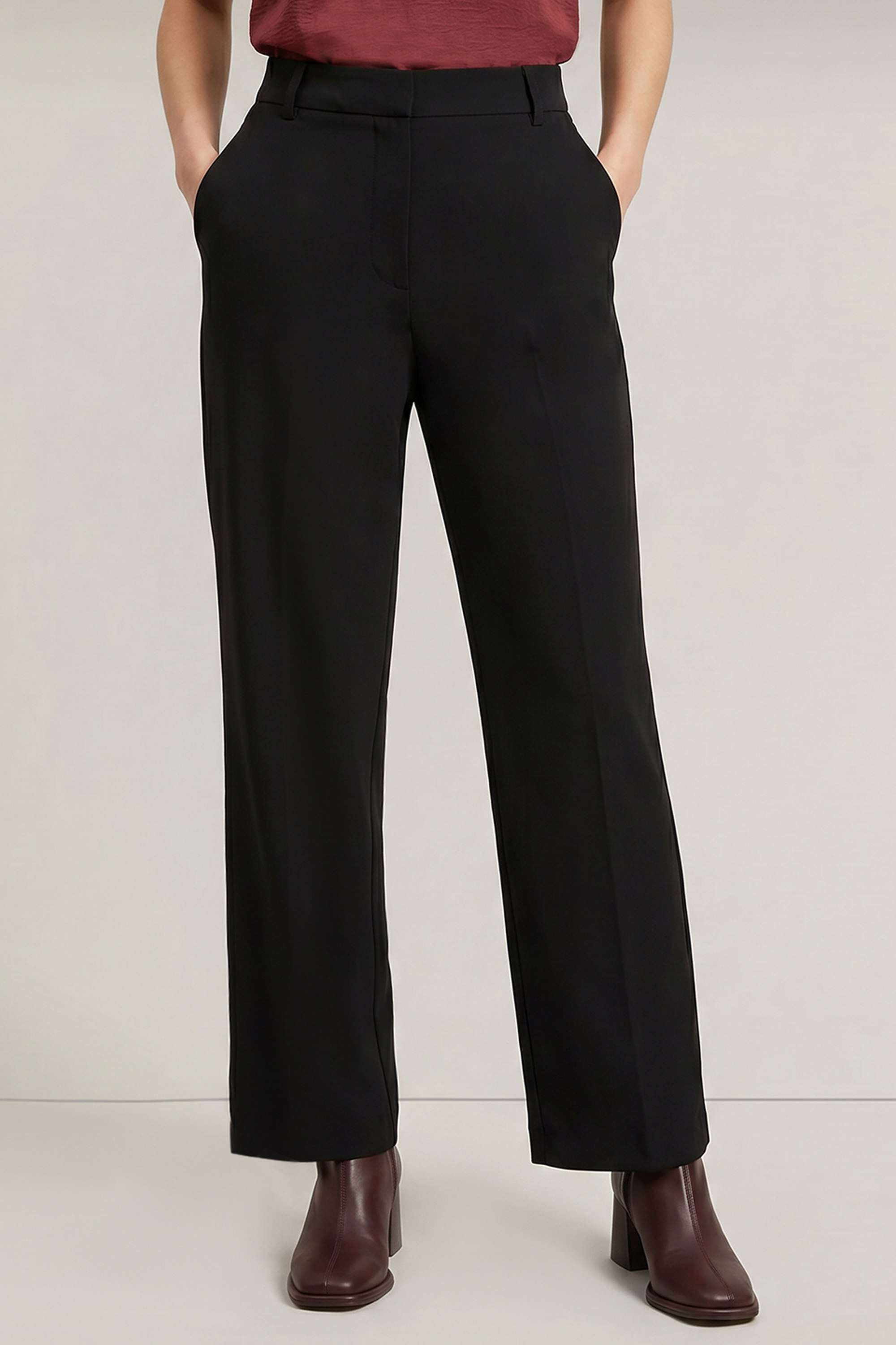 vero moda Solid Polyester Regular Fit Women's Pants-picture-44