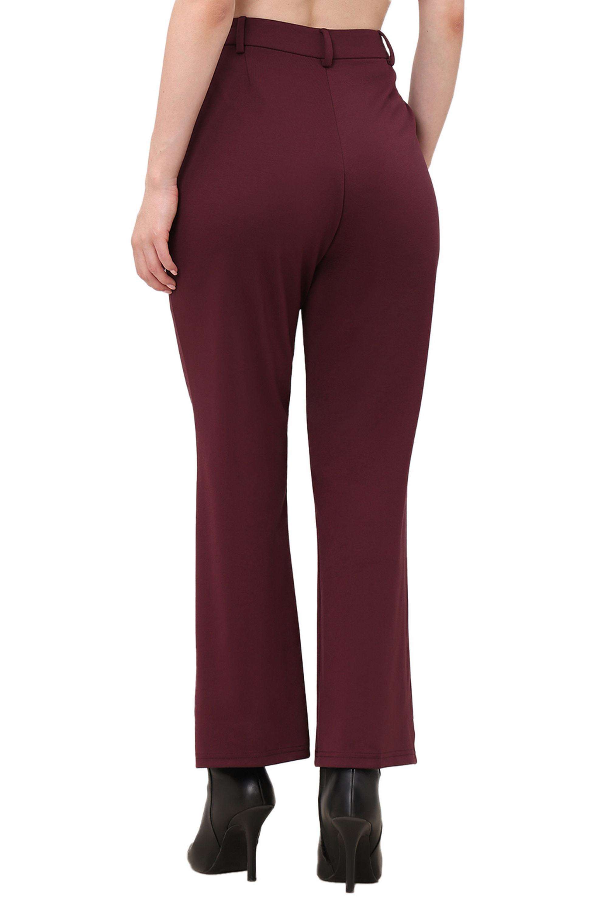 Mid-Rise-Polyester-Regular-Fit-Women-s-Pants