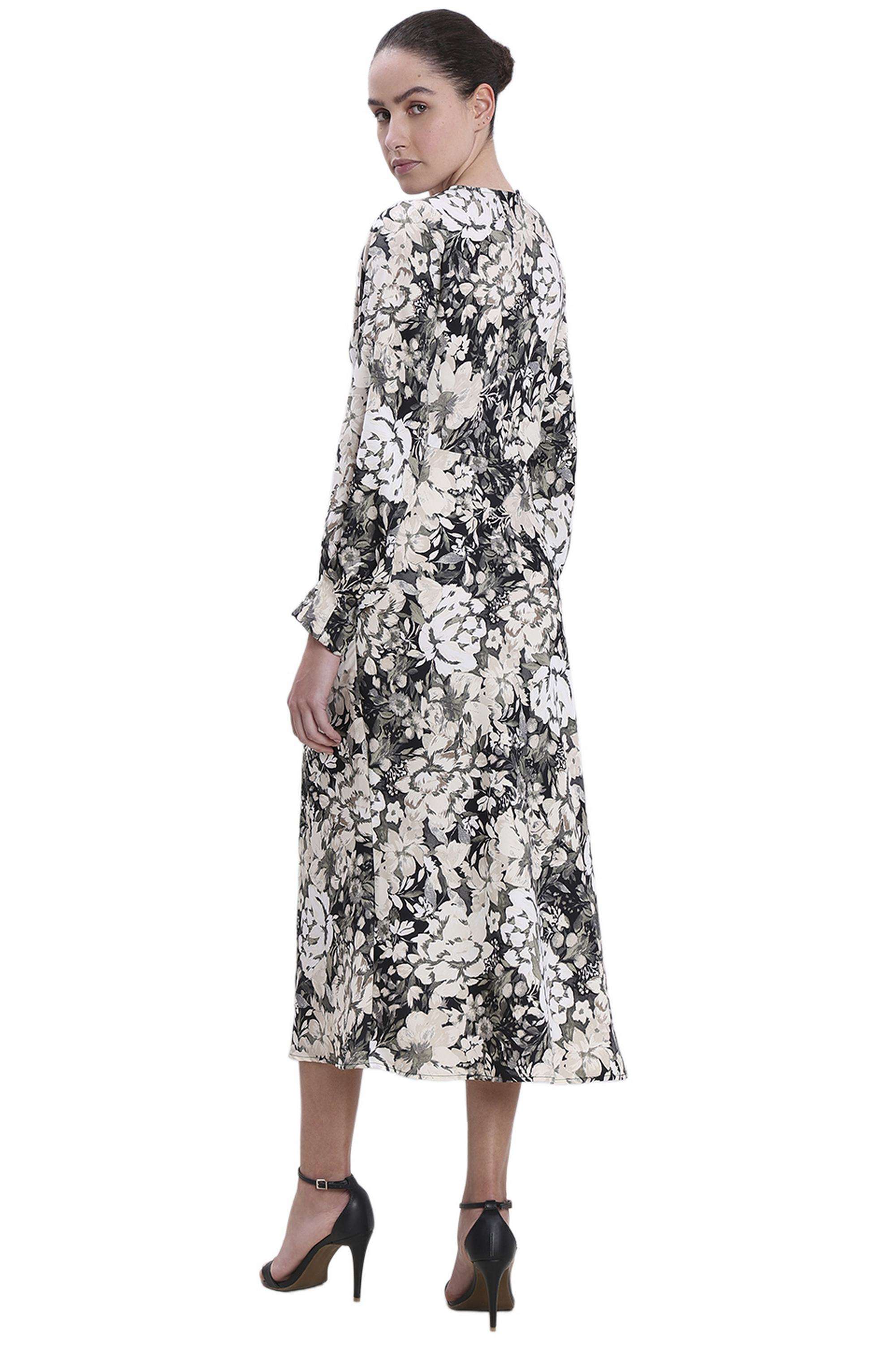 Solid-Blended-Fabric-Women-Dress