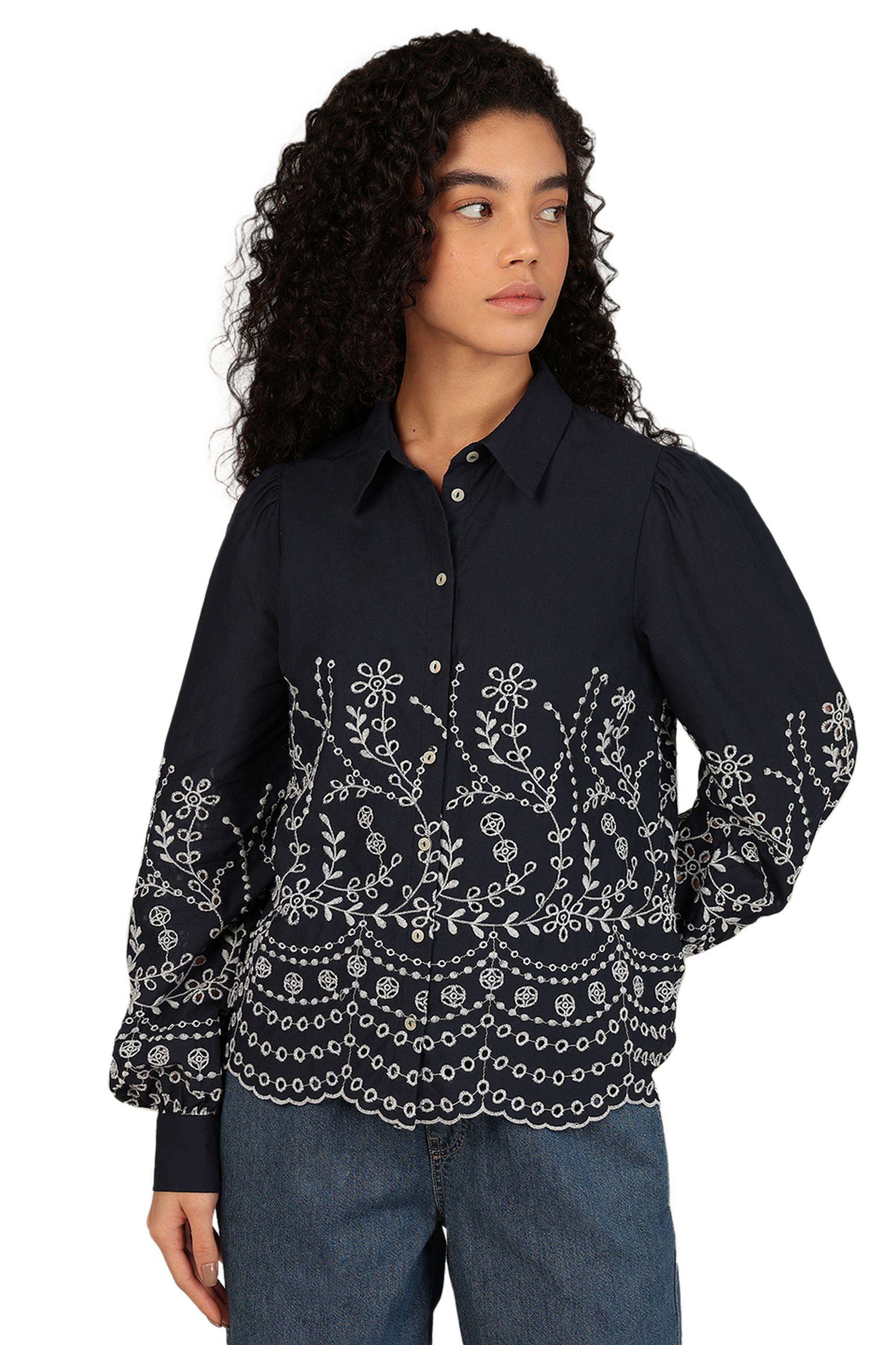 vero moda Solid Blended Fabric Women's Casual Wear Shirt-picture-36