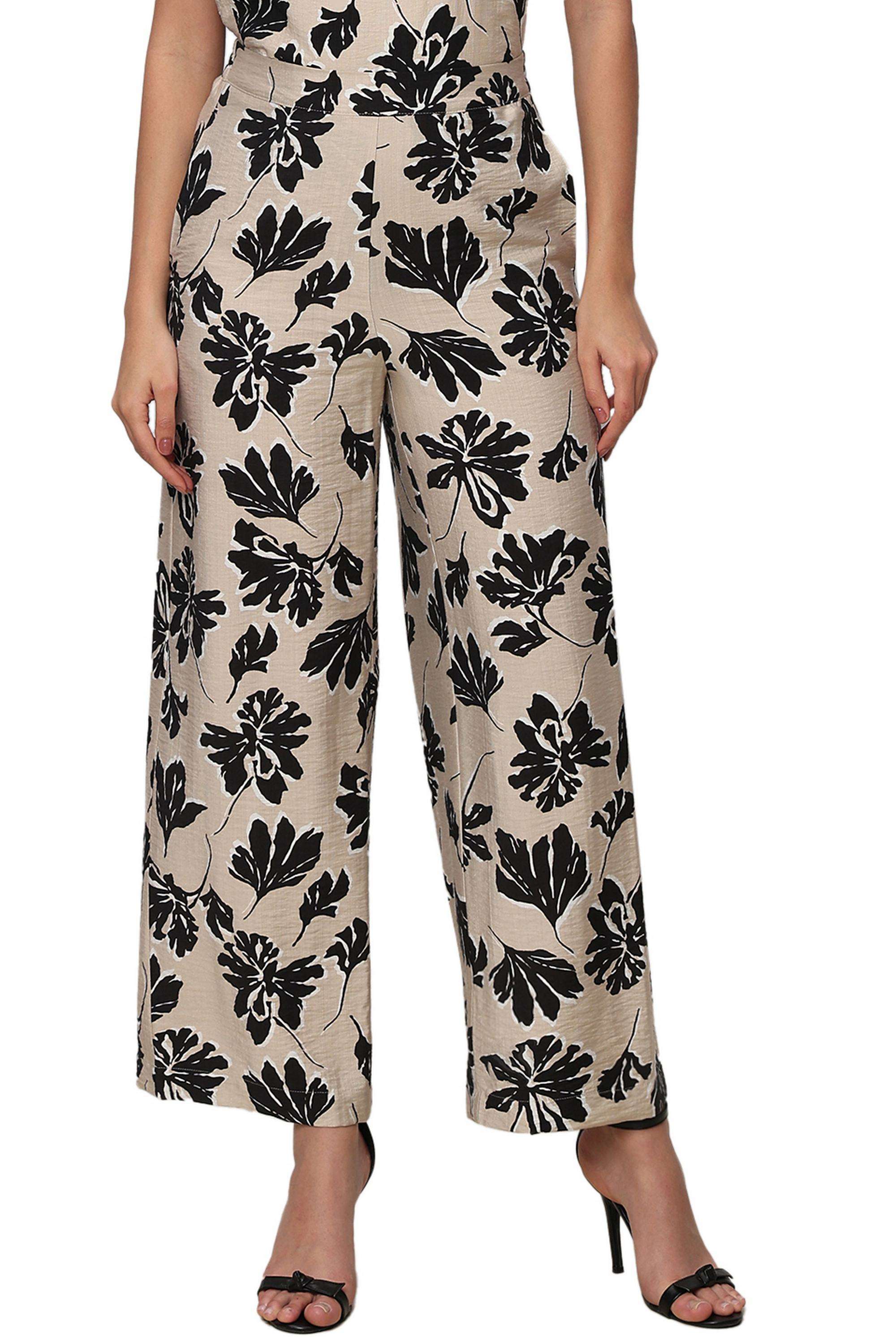 Mid-Rise-Viscose-Regular-Fit-Women-s-Pants