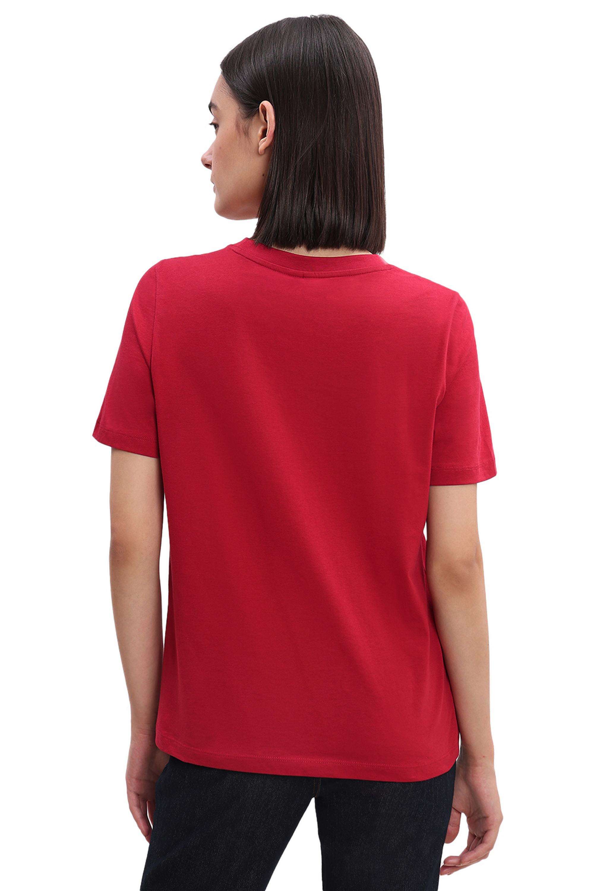 Solid-Cotton-Women-s-T-Shirt