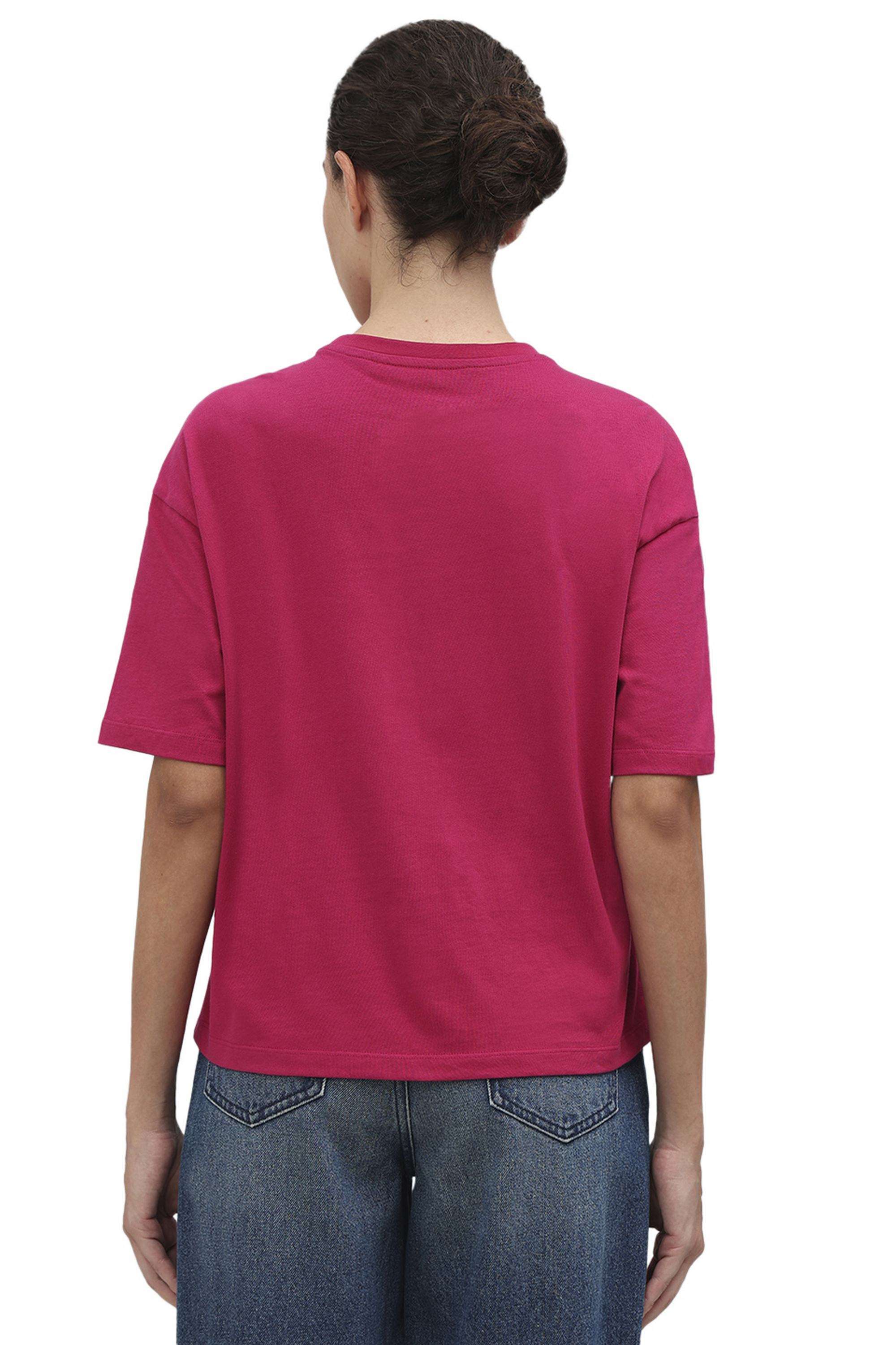 Solid-Cotton-Women-s-T-Shirt