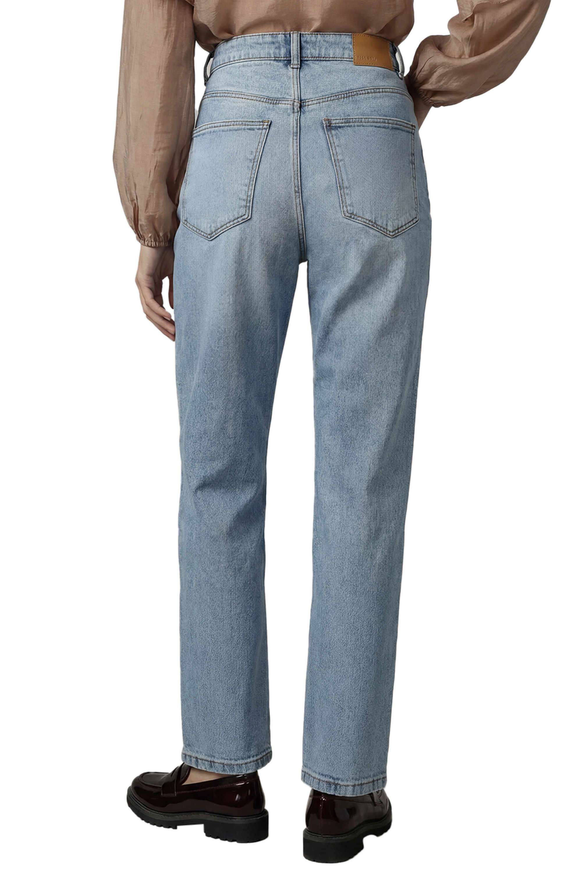 Solid-Cotton-Regular-Fit-Women-s-Jeans