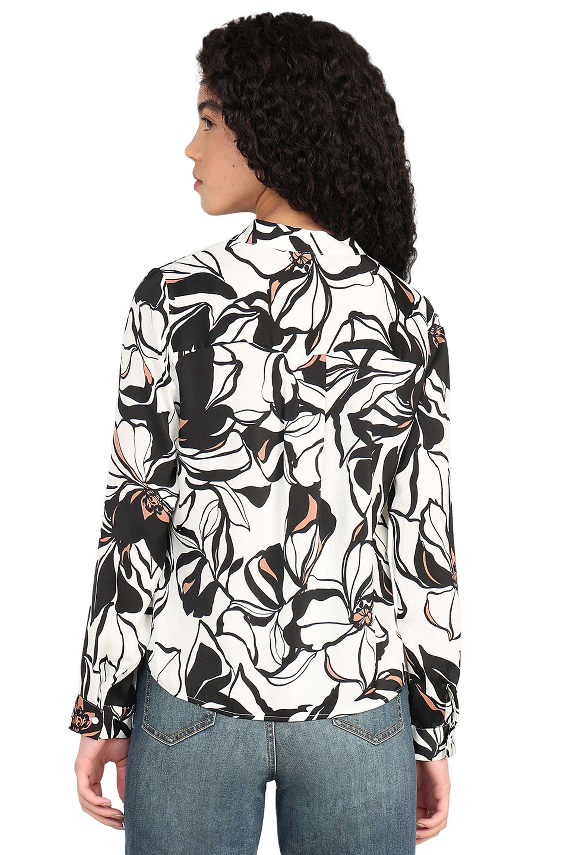 Printed-Cotton-Round-Neck-Women-s-Top