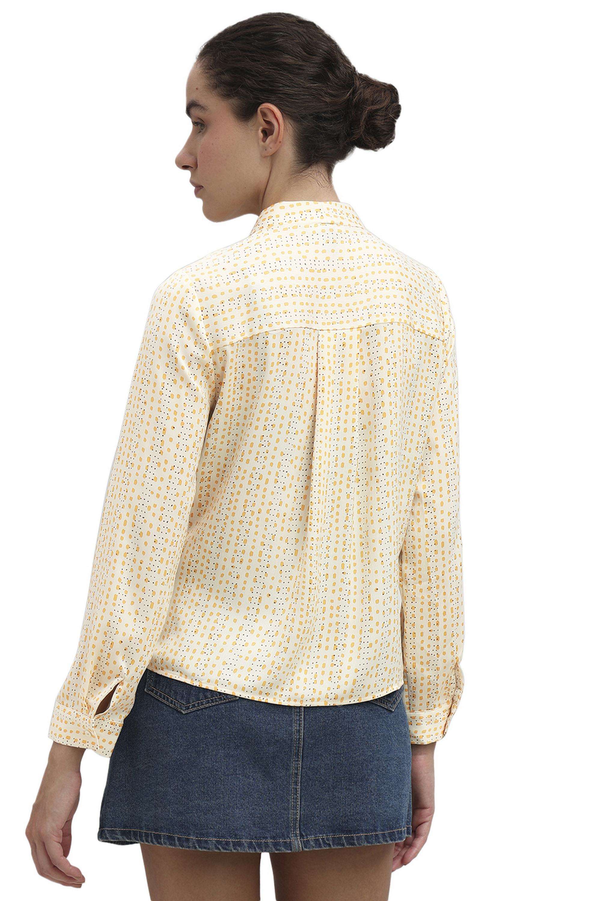 Printed-Cotton-Round-Neck-Women-s-Top