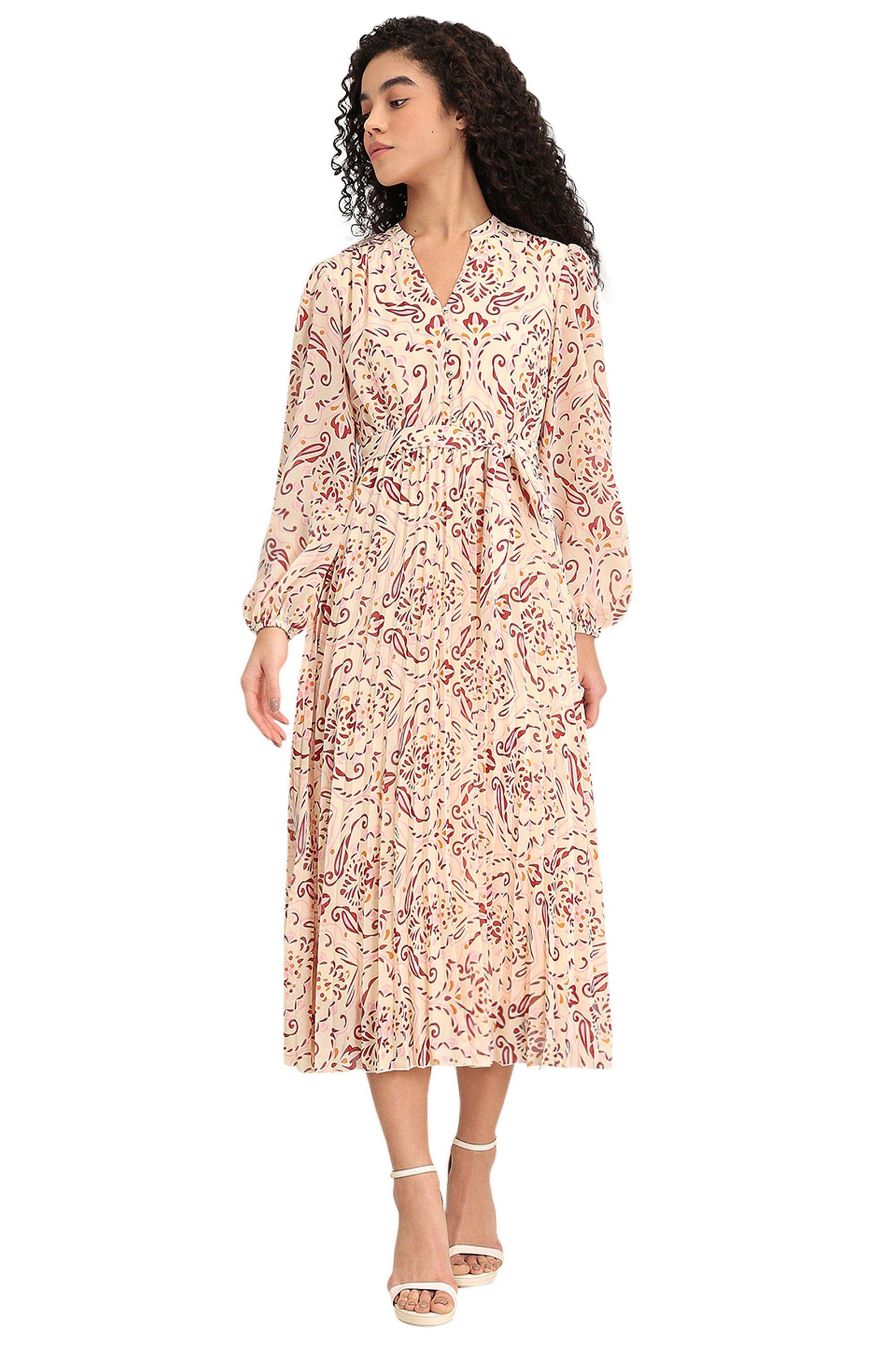 Solid-Polyester-Women-Dress