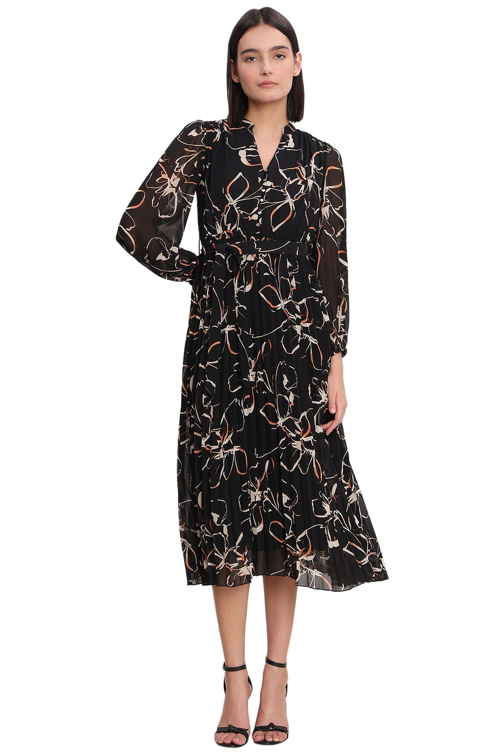 Solid-Polyester-Women-Dress