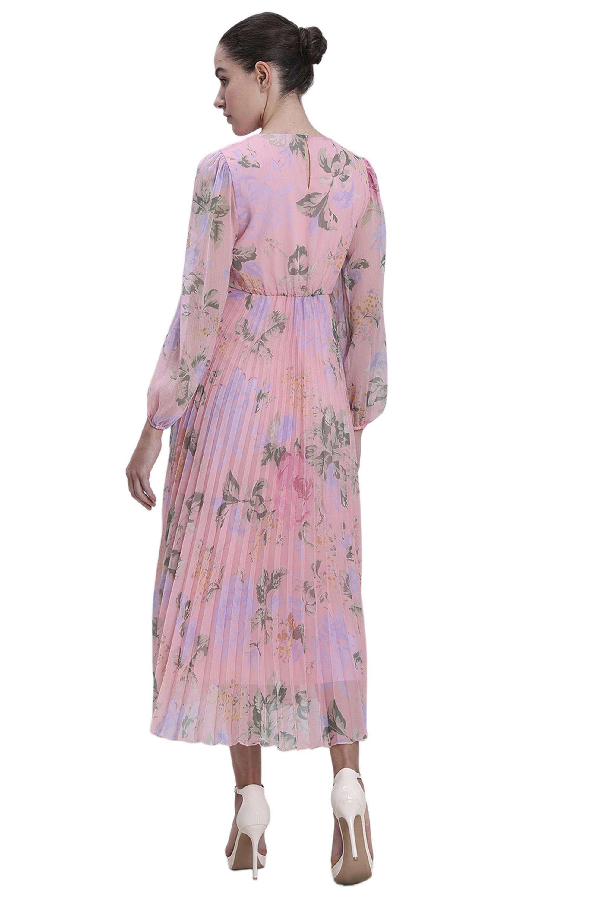 Solid-Polyester-Women-Dress