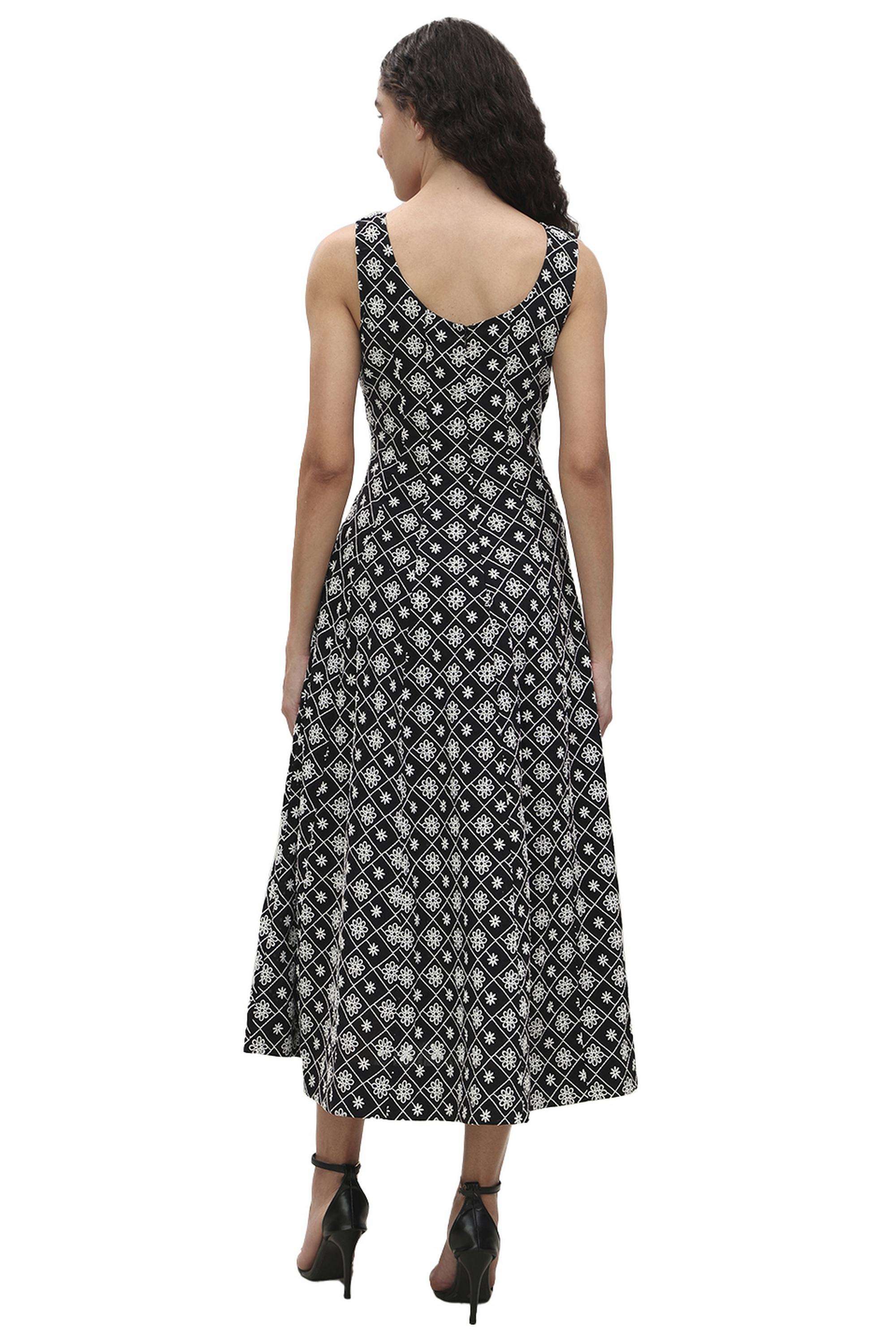 Solid-V-Neck-Cotton-Women-Dress