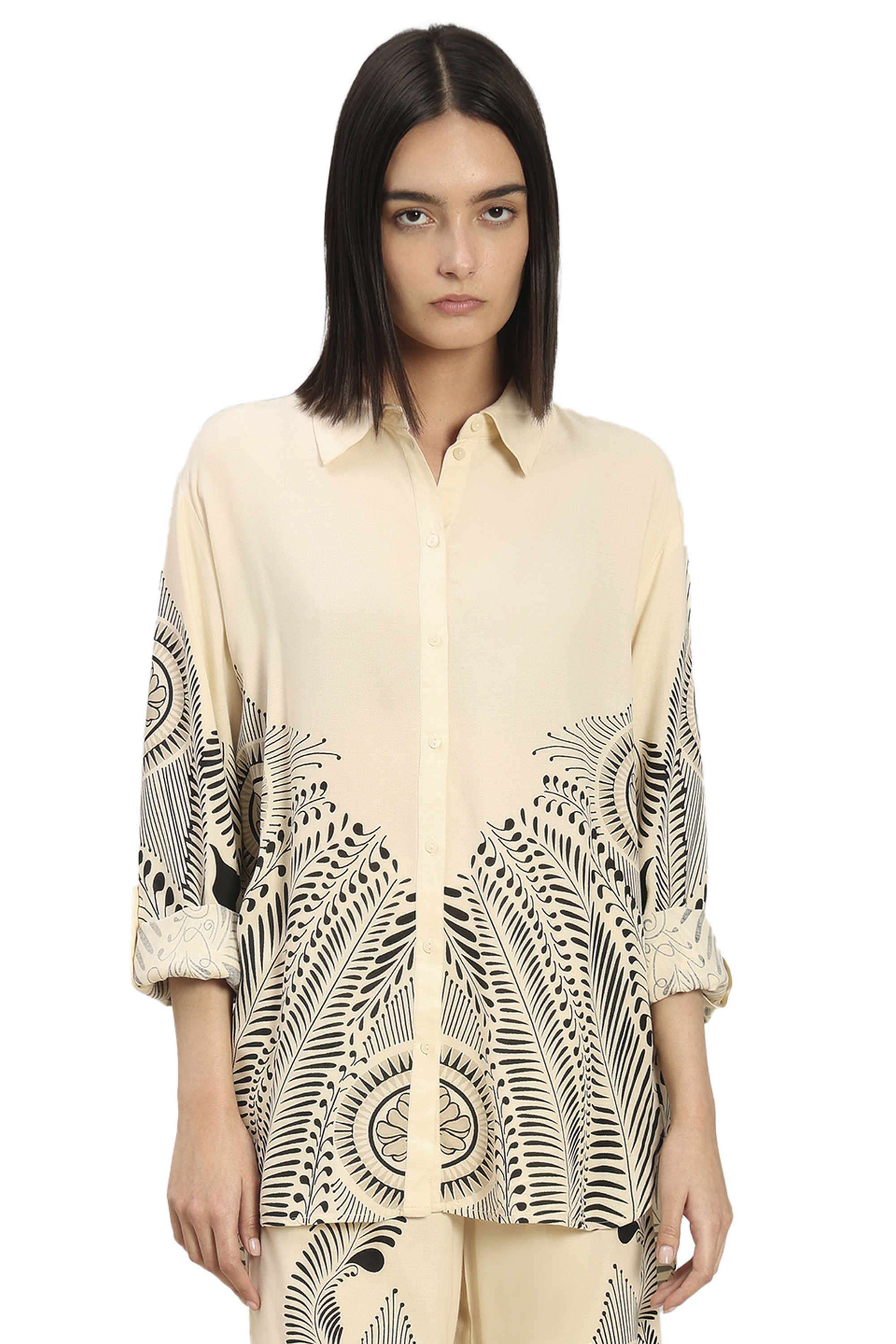 Printed-Viscose-Regular-Fit-Women-s-Casual-Shirt