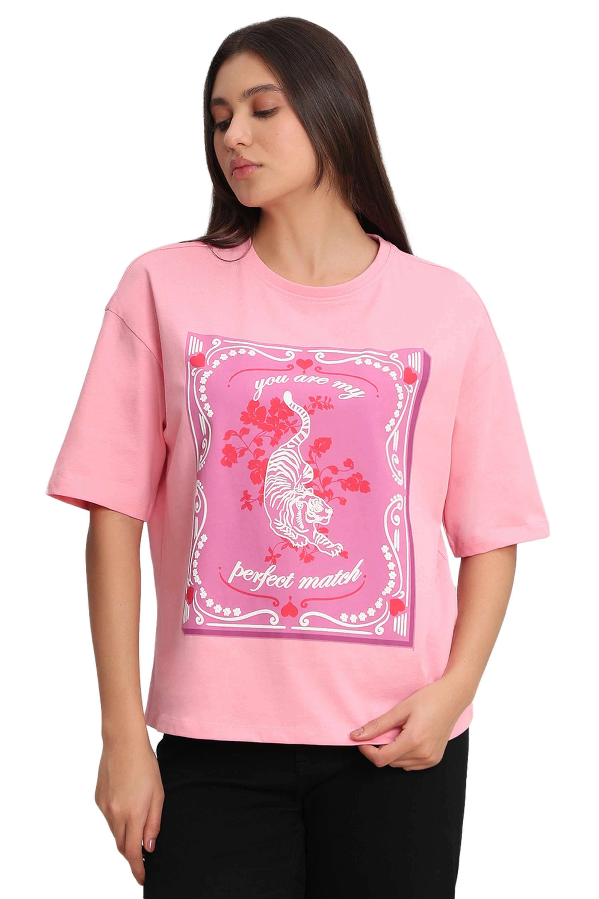 Printed-Cotton-Round-Neck-Women-s-T-Shirt