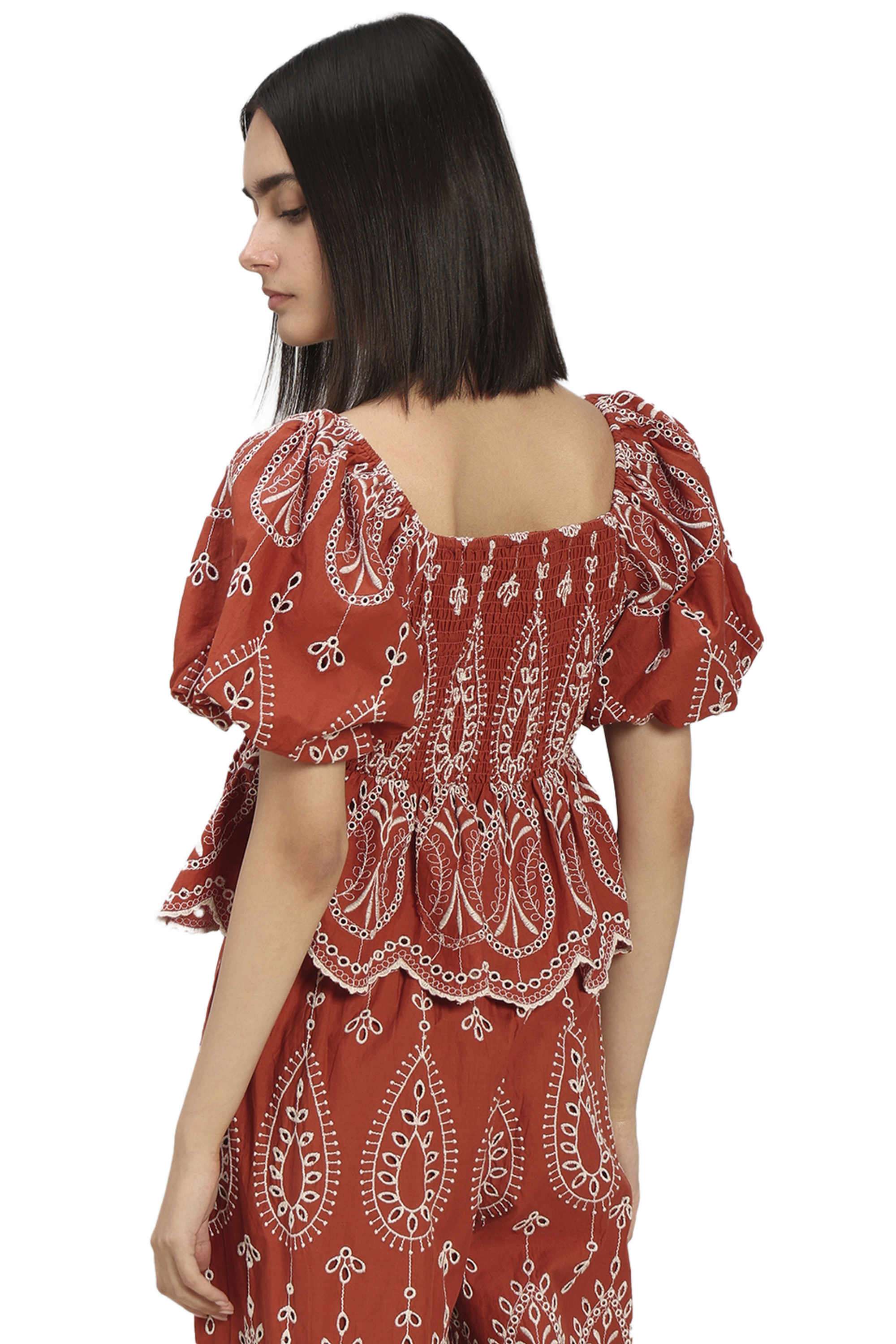 Solid-Cotton-V-Neck-Women-s-Top