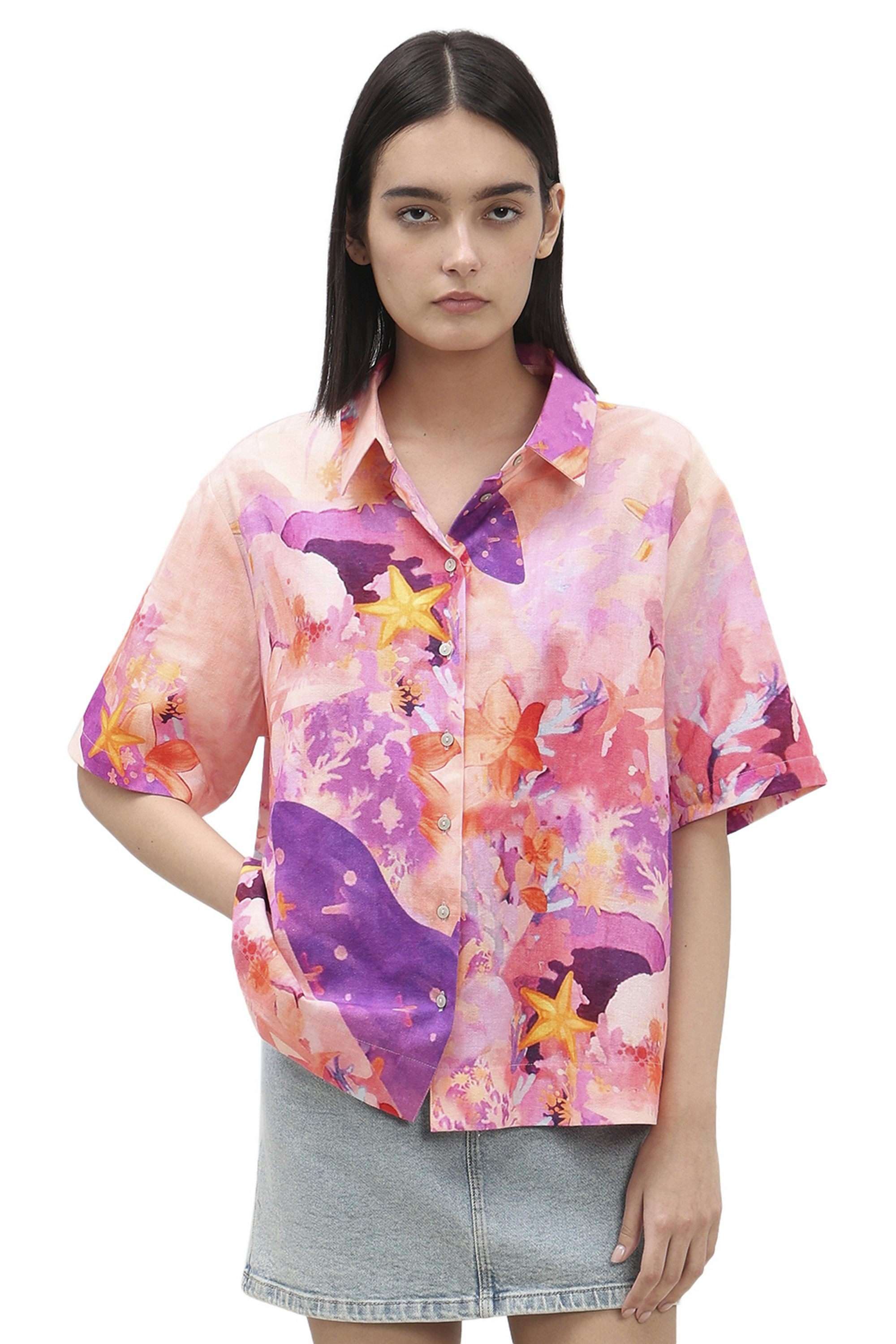 vero moda Printed Cotton Regular Fit Women's Casual Shirt-picture-31