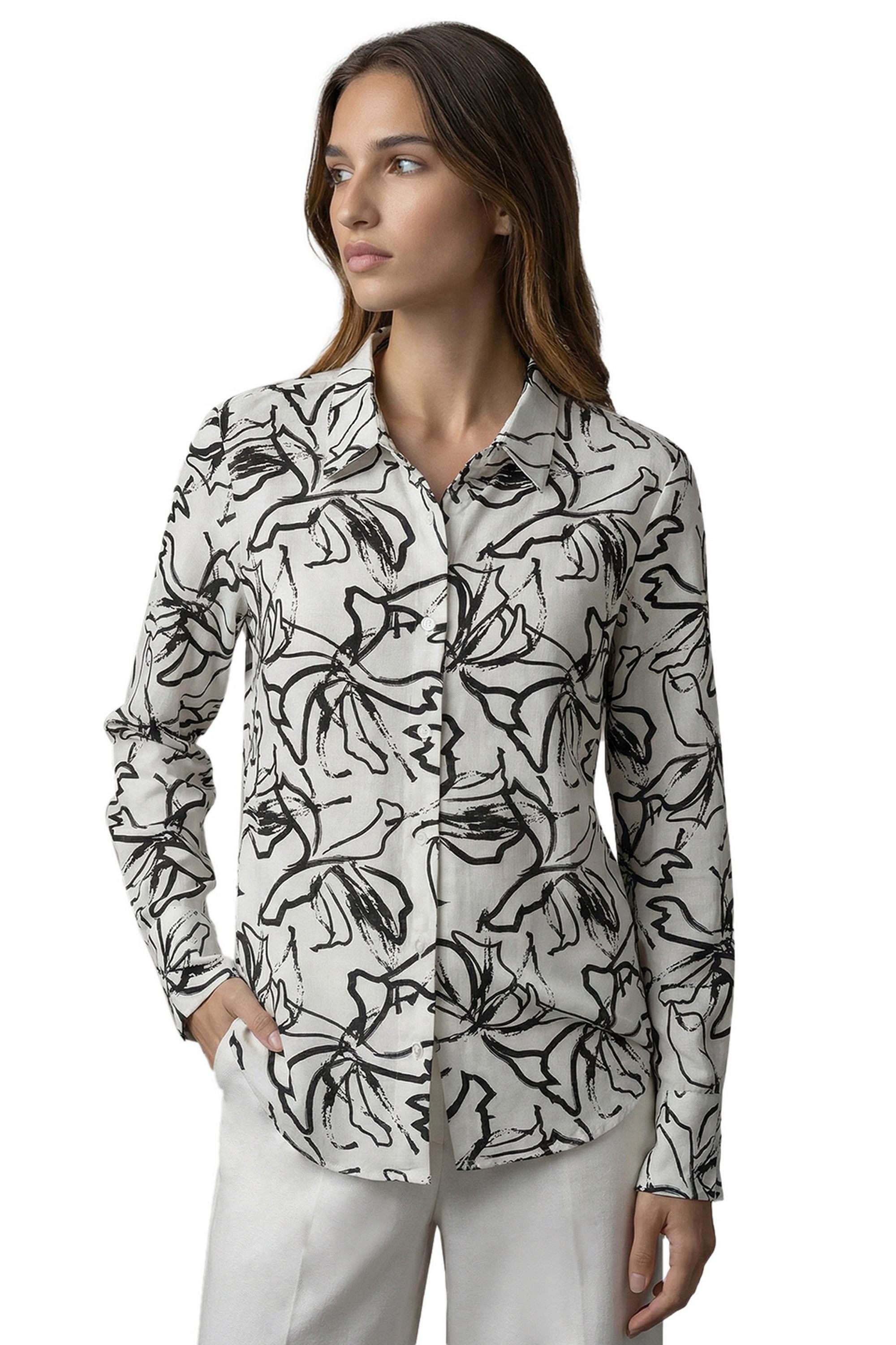 vero moda Printed Viscose Regular Fit Women's Casual Shirt-picture-17