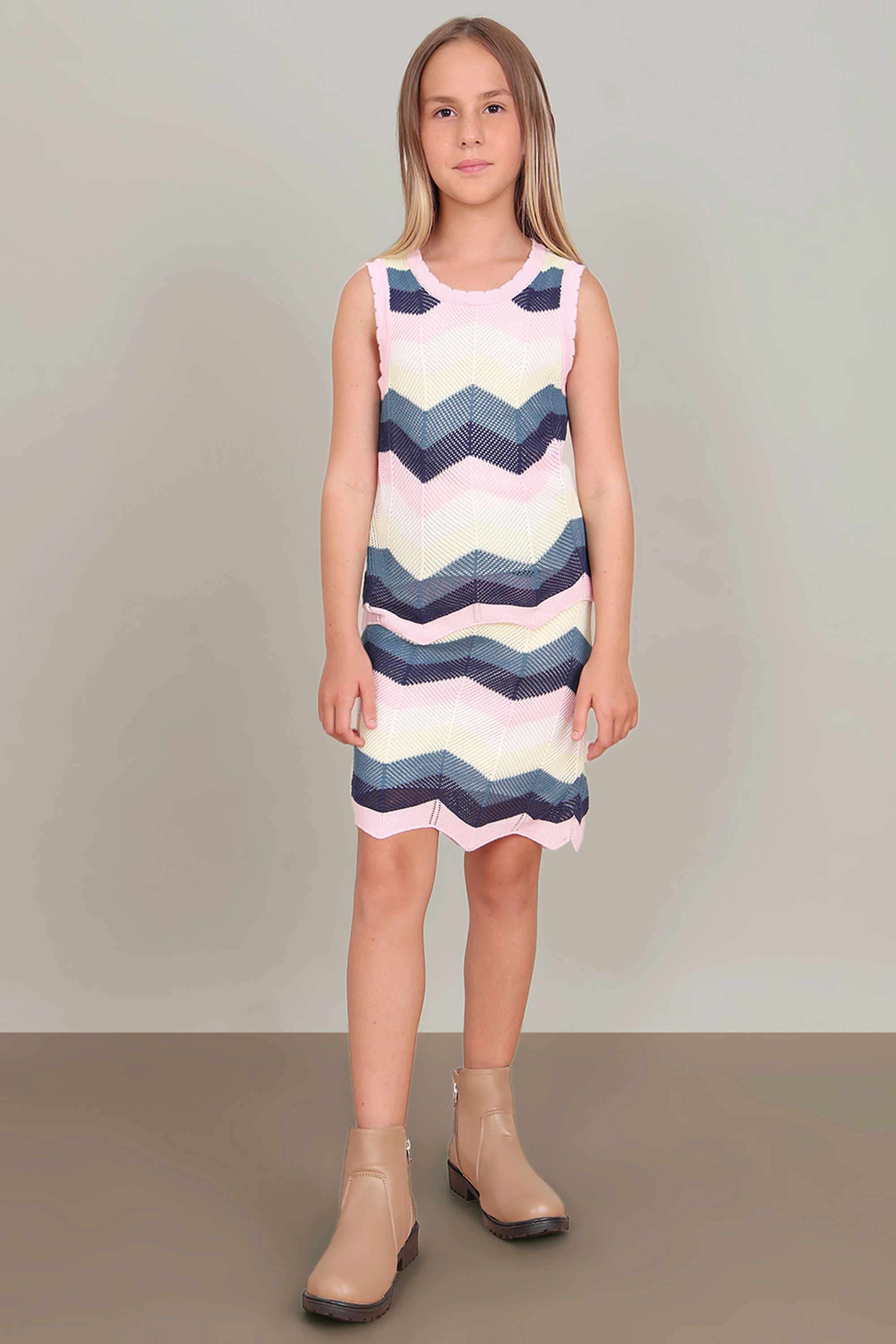Stripes-Round-Neck-Girls-Top