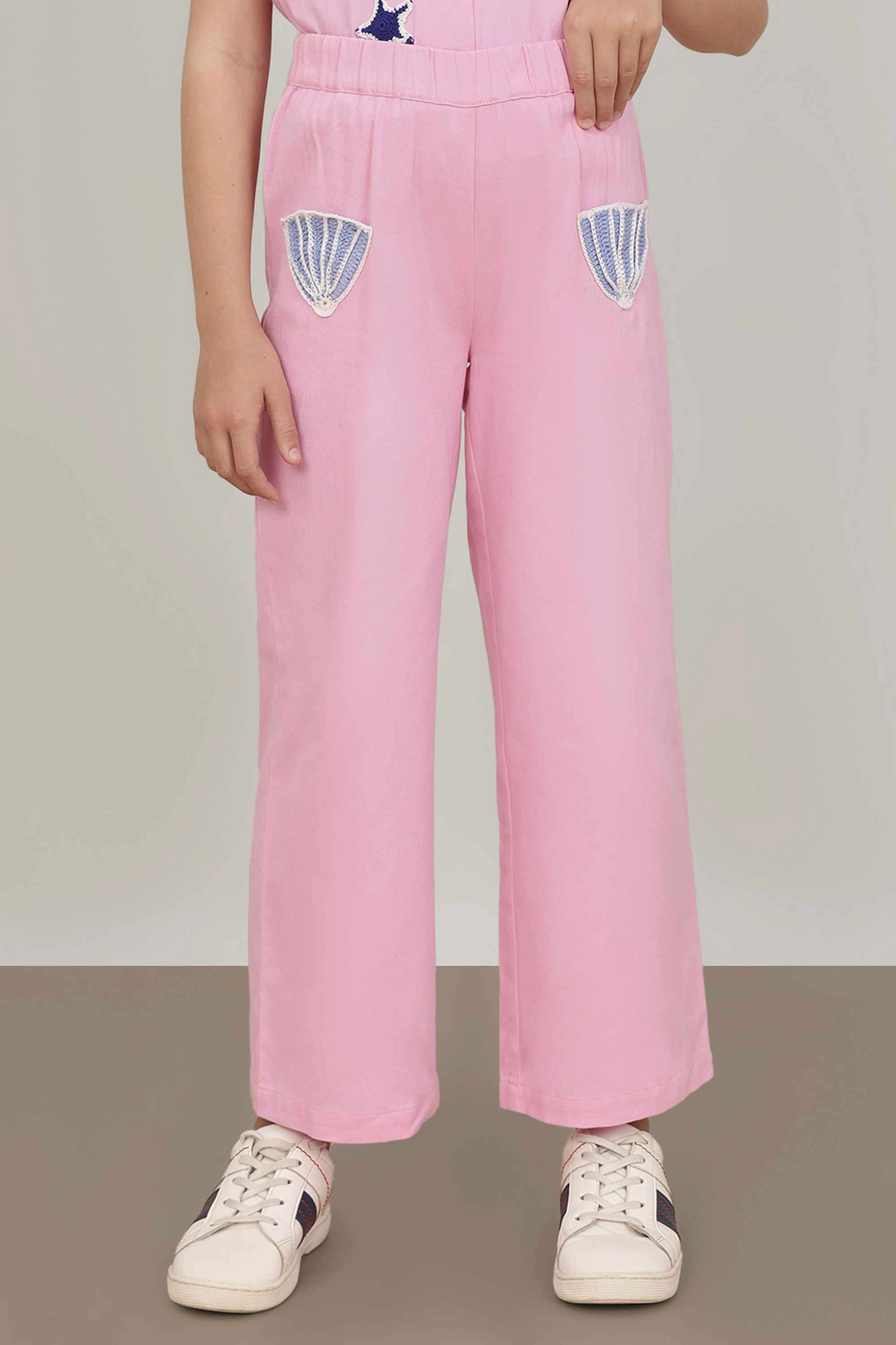 Embroidered-Regular-Fit-Girls-Pants