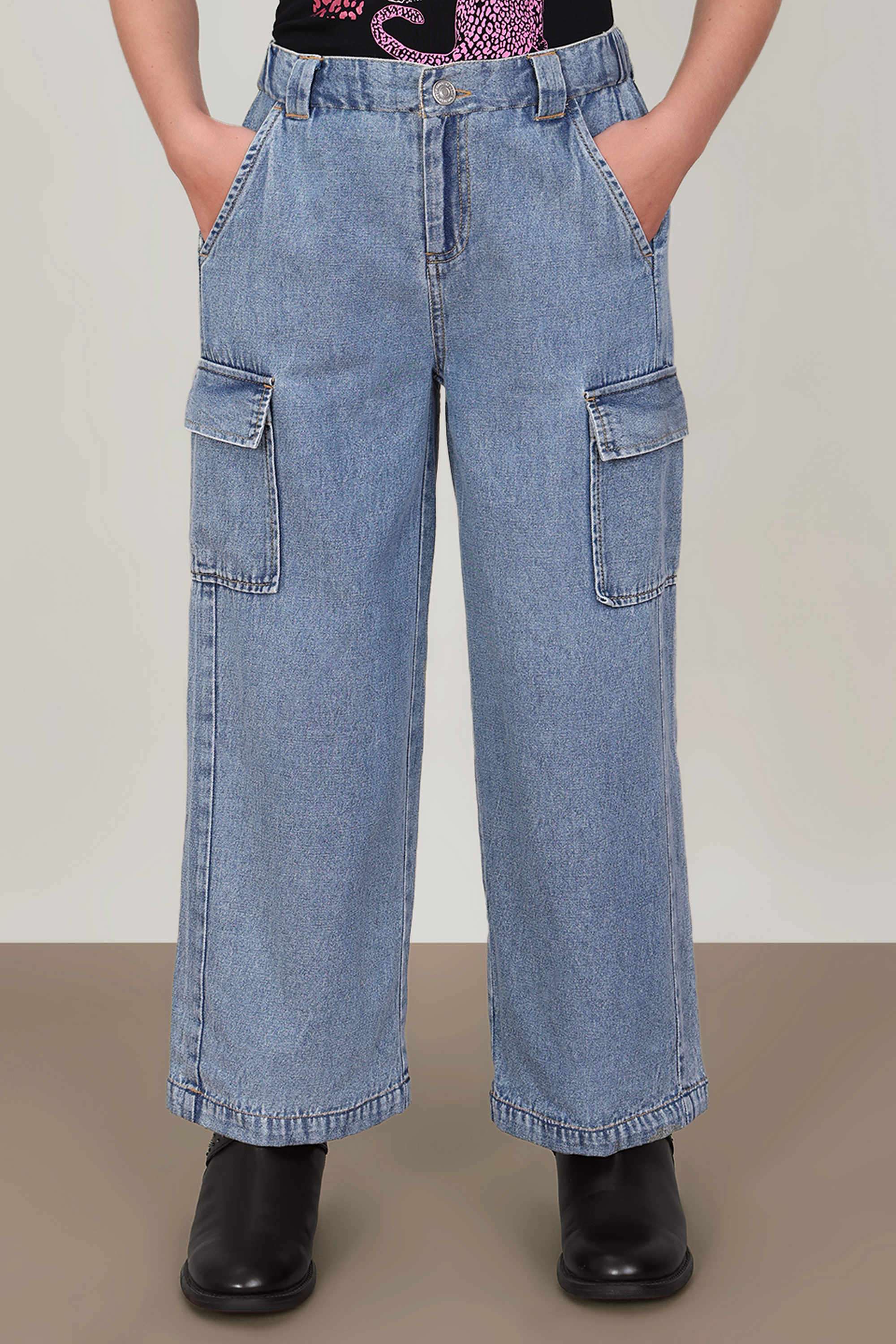Solid-Regular-Fit-Girls-Jeans