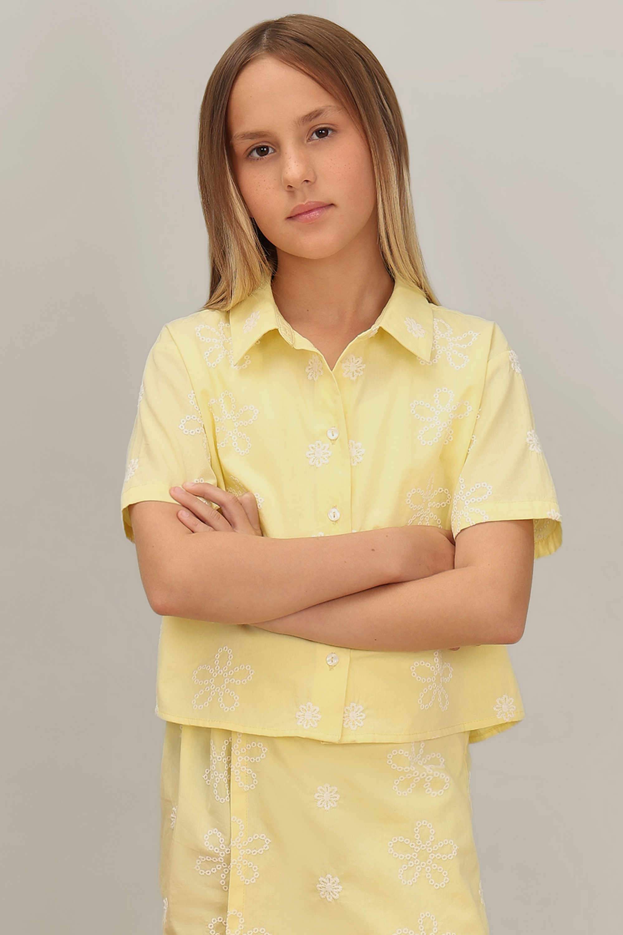 Embroidered-Blended-Fabric-Girls-Shirt