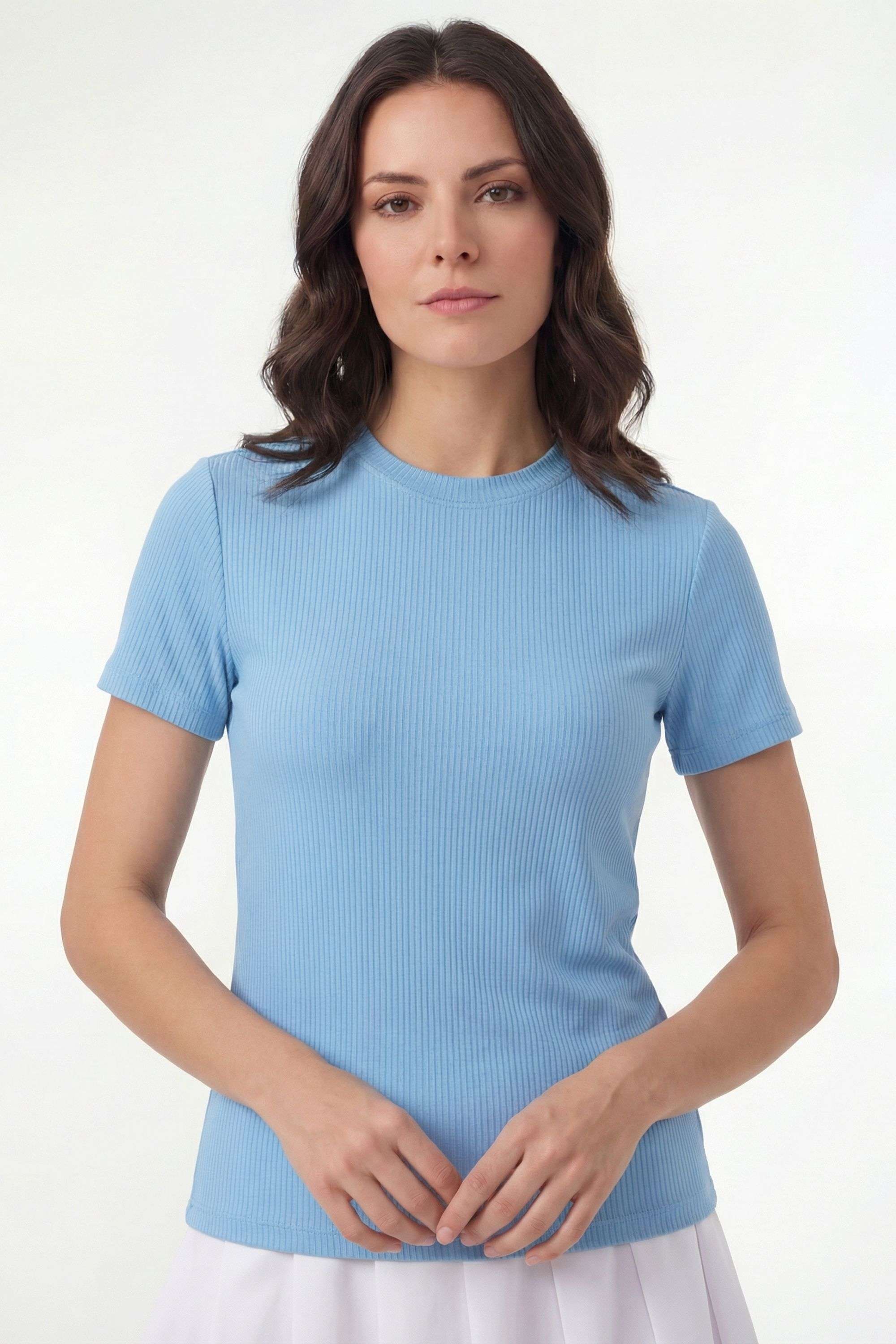 intune Solid Viscose Skinny Fit Women Top-picture-12