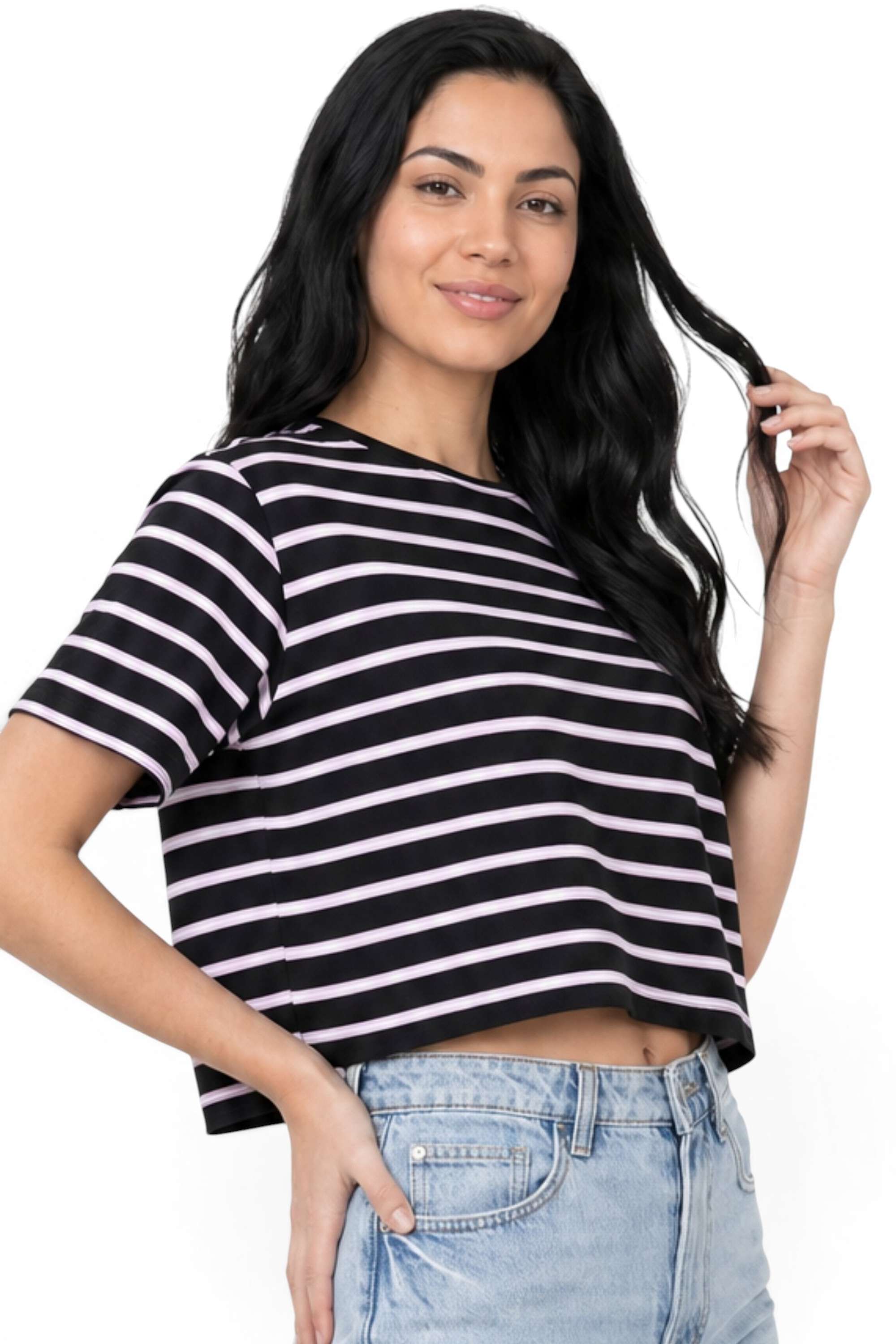 intune Solid Viscose Round Neck Women Top-picture-11