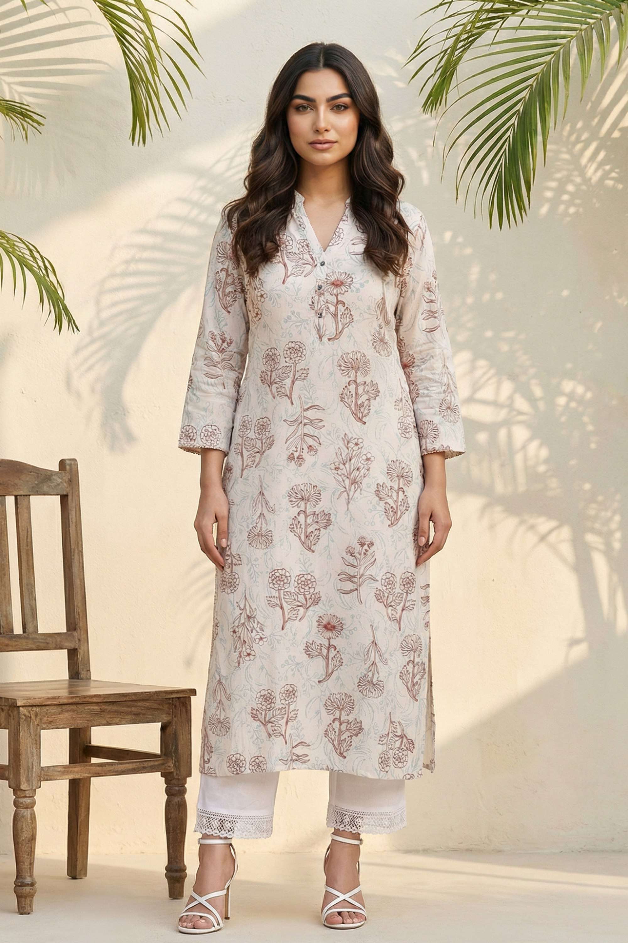Printed-Rayon-Women-Festive-Wear-Kurta