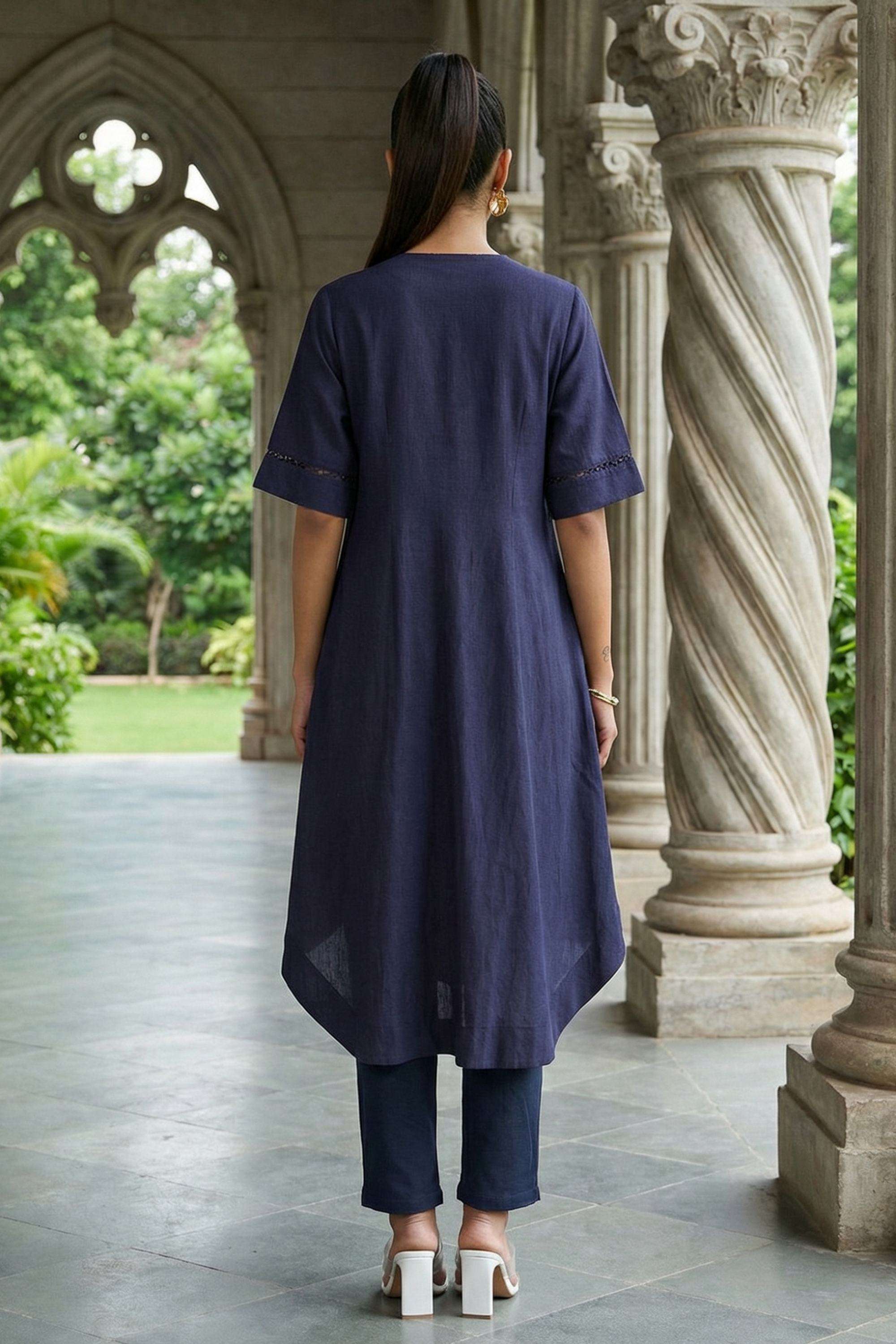 Solid-Blended-Fabric-Round-Neck-Women-s-Top