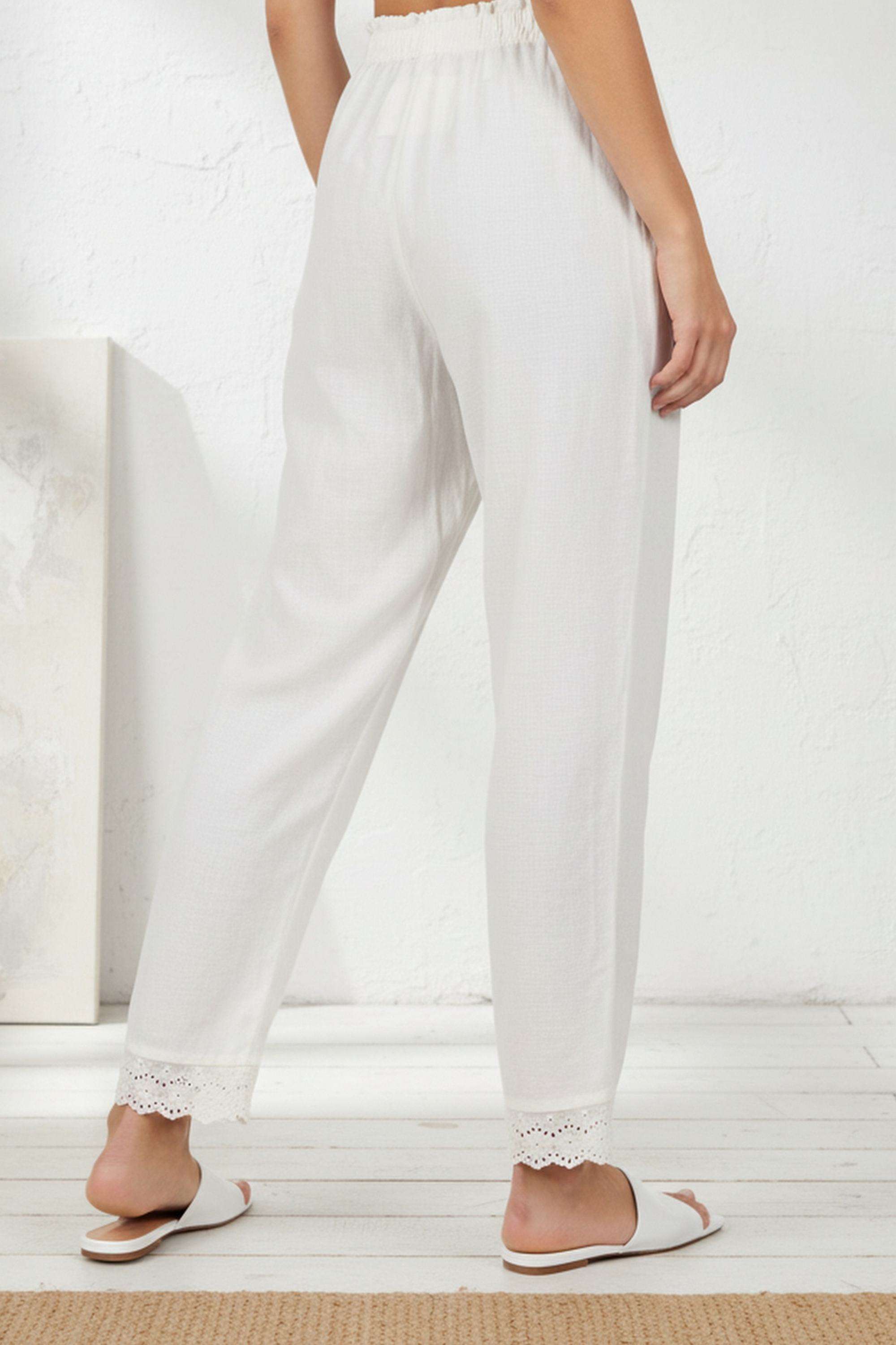 Solid-Regular-Fit-Blended-Fabric-Women-s-Ethnic-Pants
