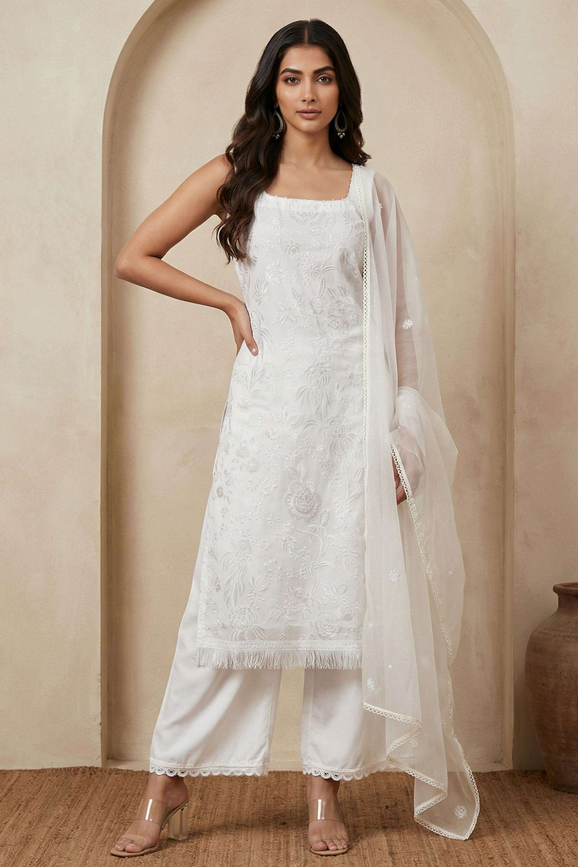 Embroidered-Nylon-Woven-Women-s-Dupatta